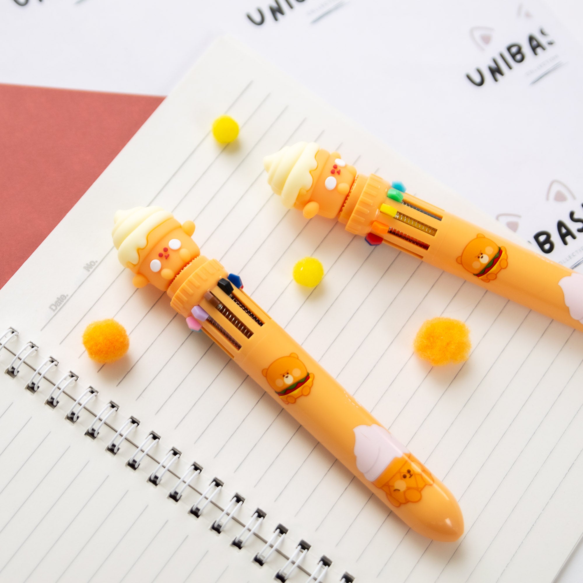 Stylo Kawaii 10 couleurs - Cornet de Glace