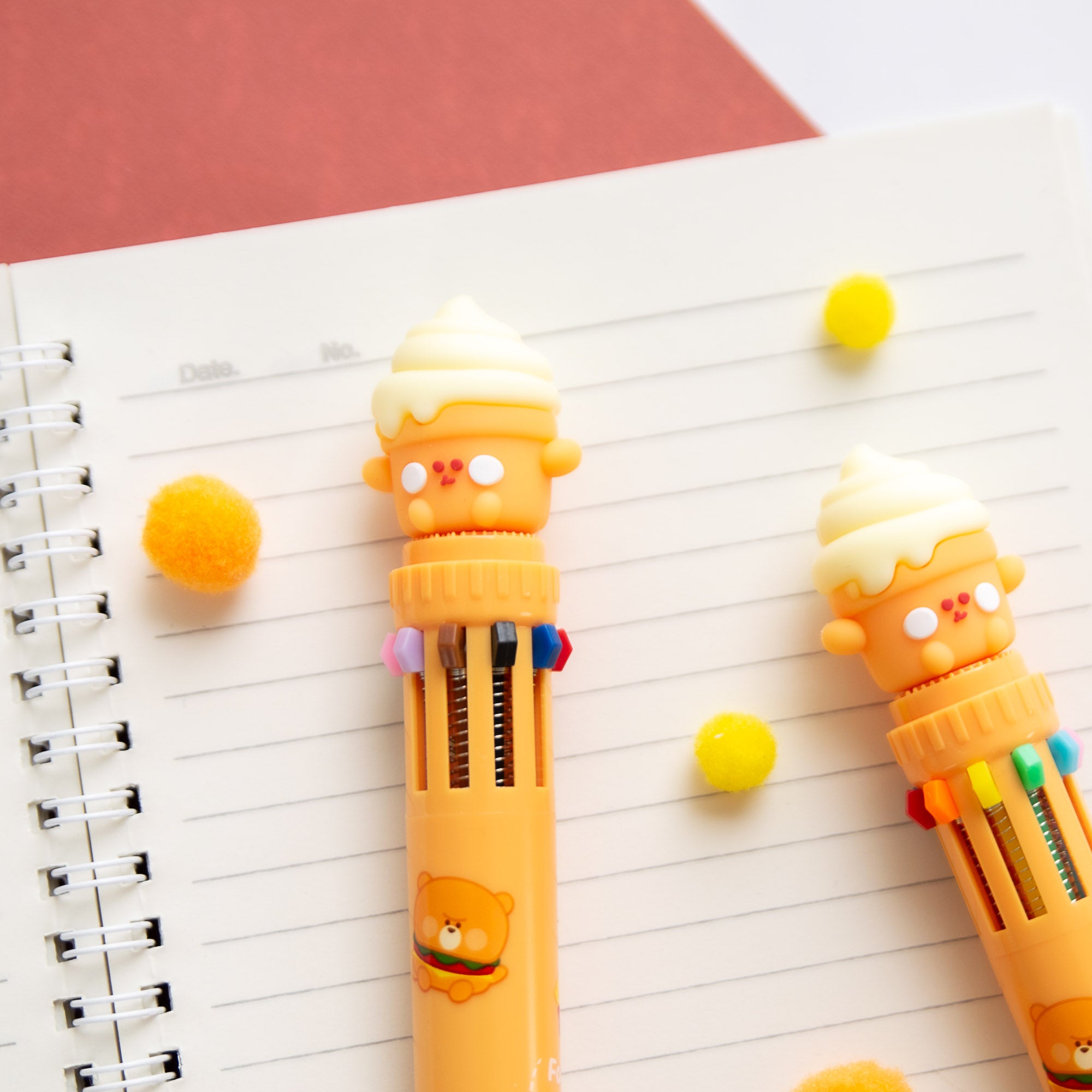 Stylo Kawaii 10 couleurs - Cornet de Glace