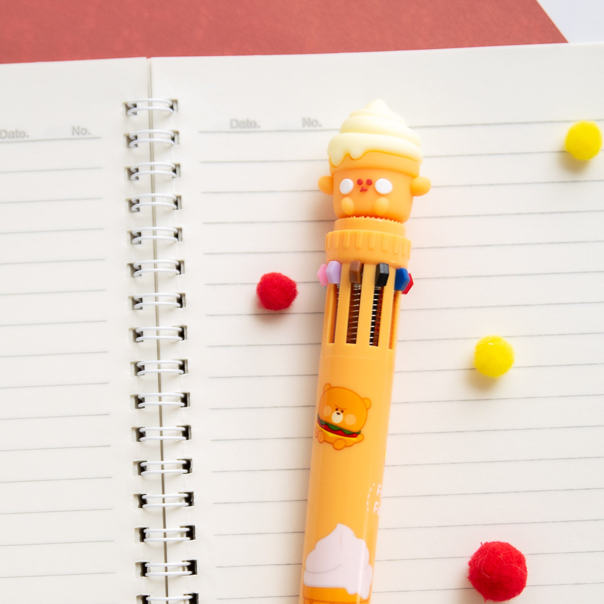 Stylo Kawaii 10 couleurs - Cornet de Glace