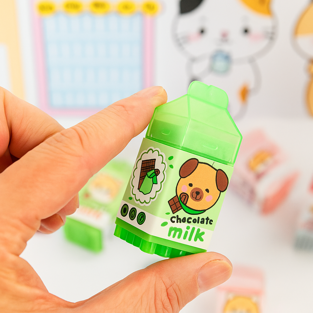 Mini Baume à lèvres 100% Vegan - Briquette de lait - Carlin