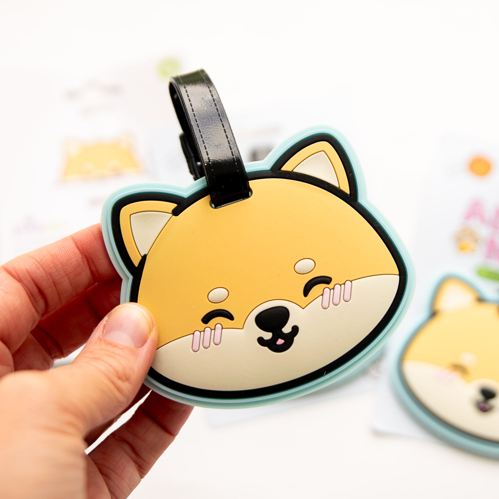 Etiquette à Bagage Shiba Inu