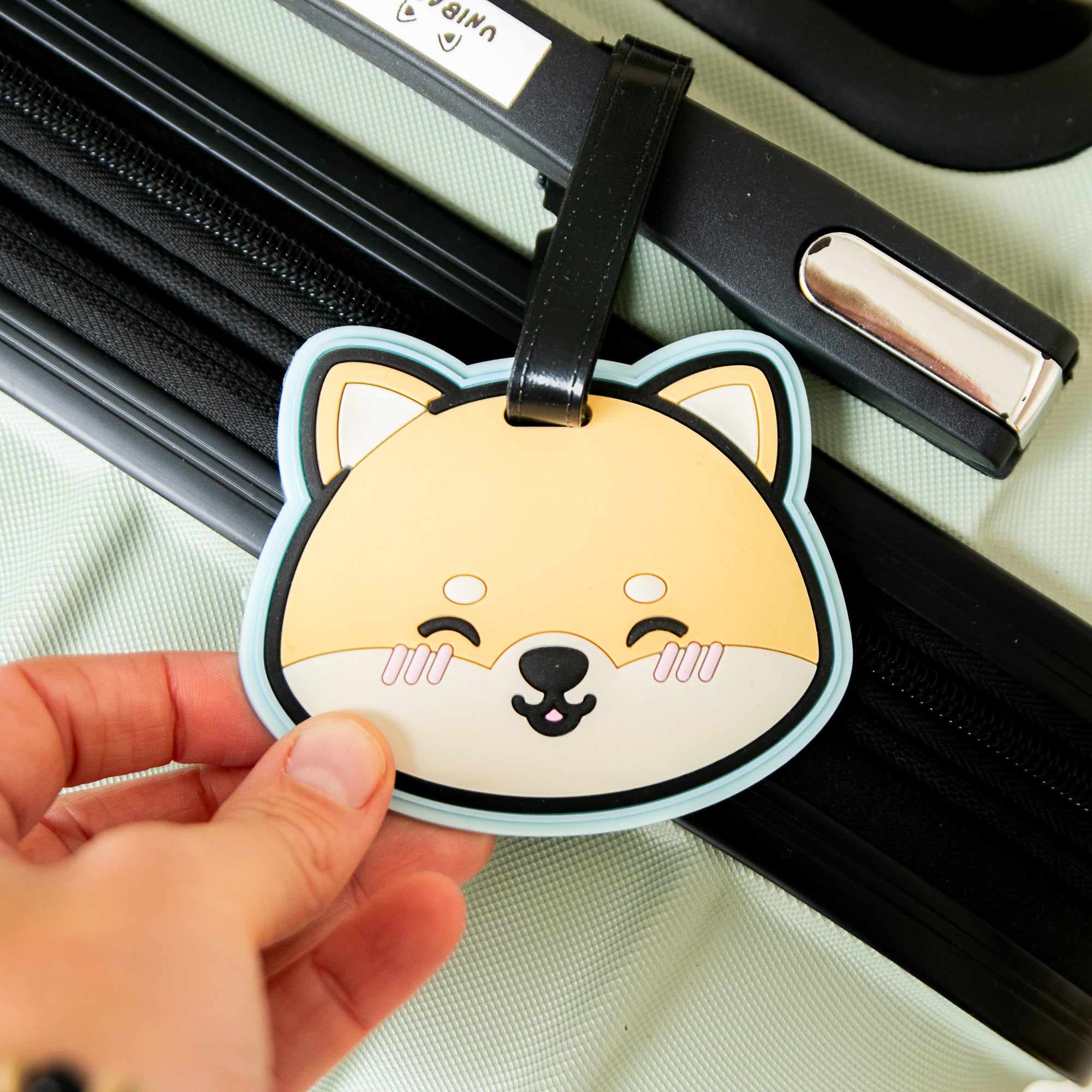 Etiquette à Bagage Shiba Inu