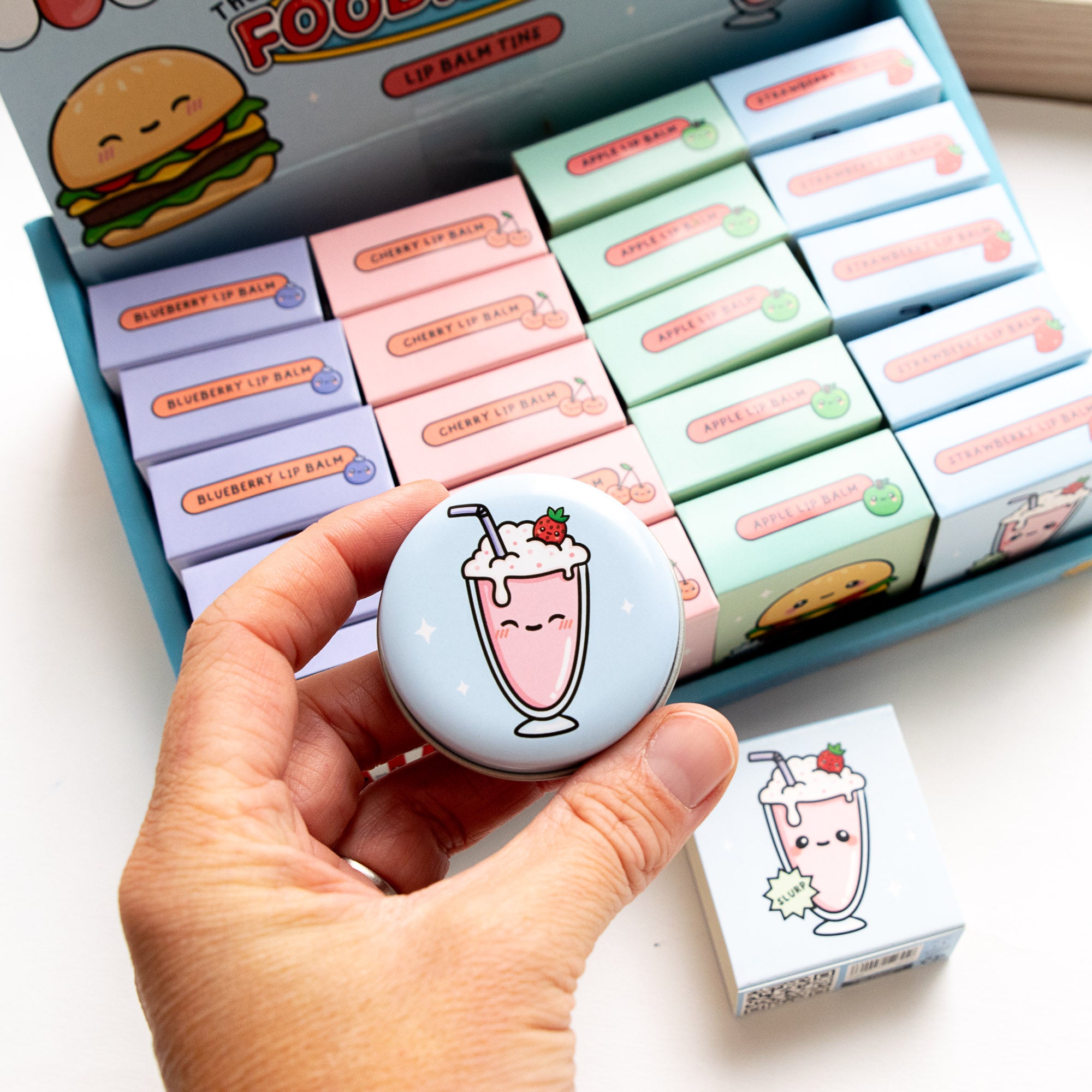 Baume à lèvres Fast Food - Boîte en étain