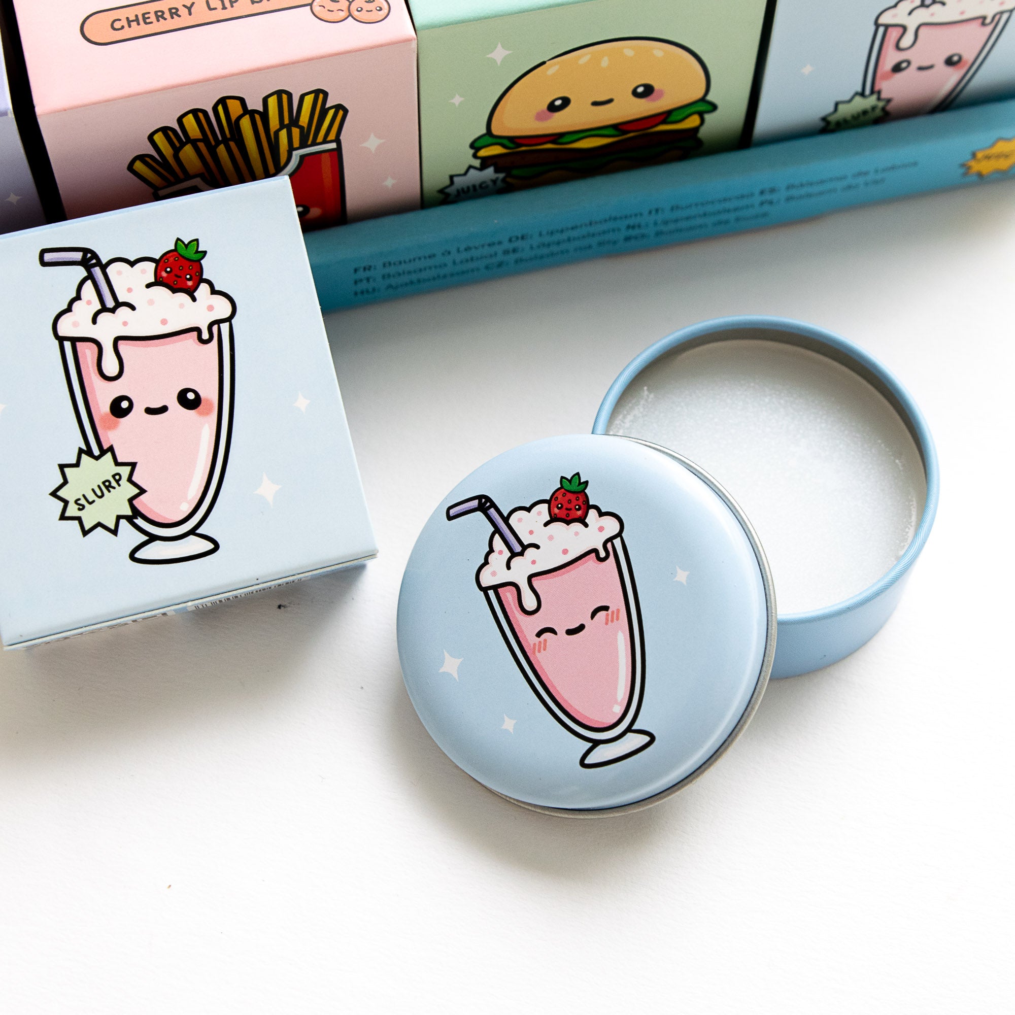 Baume à lèvres Fast Food - Boîte en étain