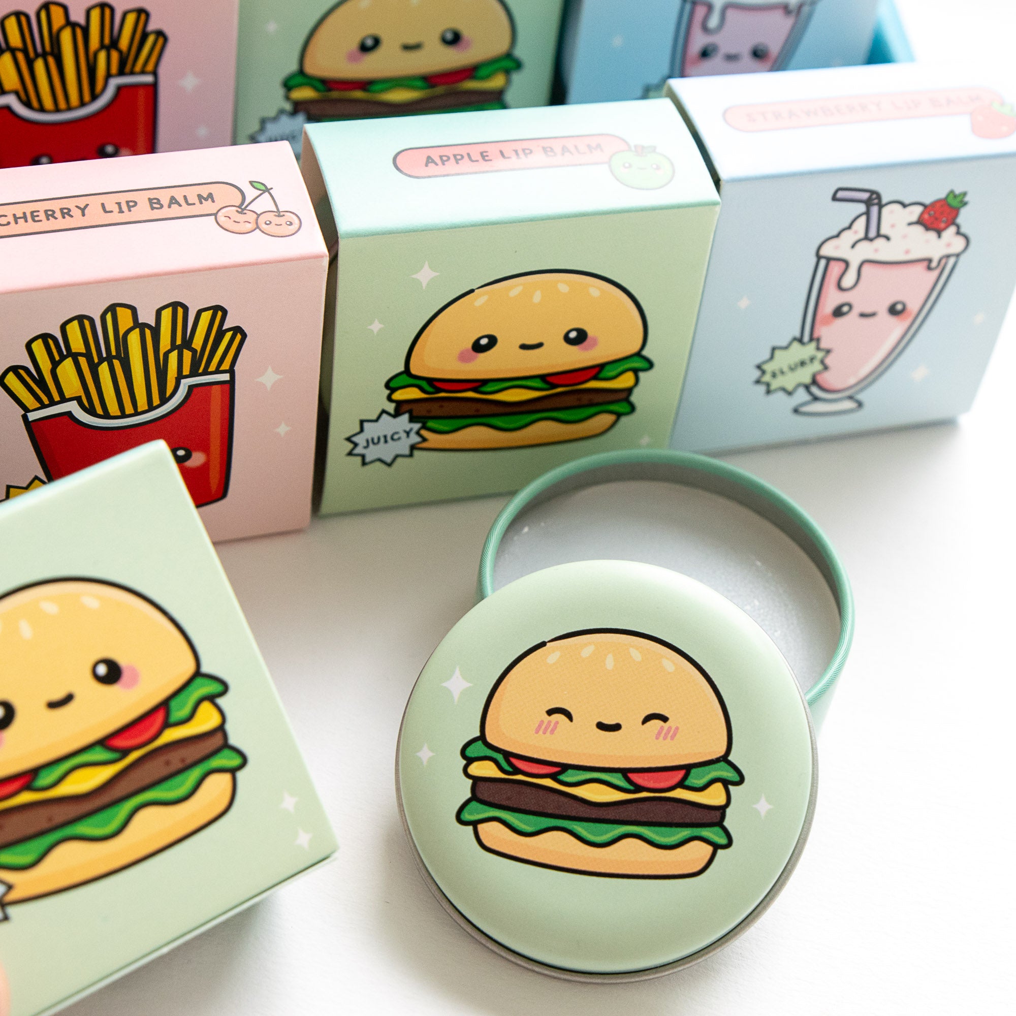 Baume à lèvres Fast Food - Boîte en étain