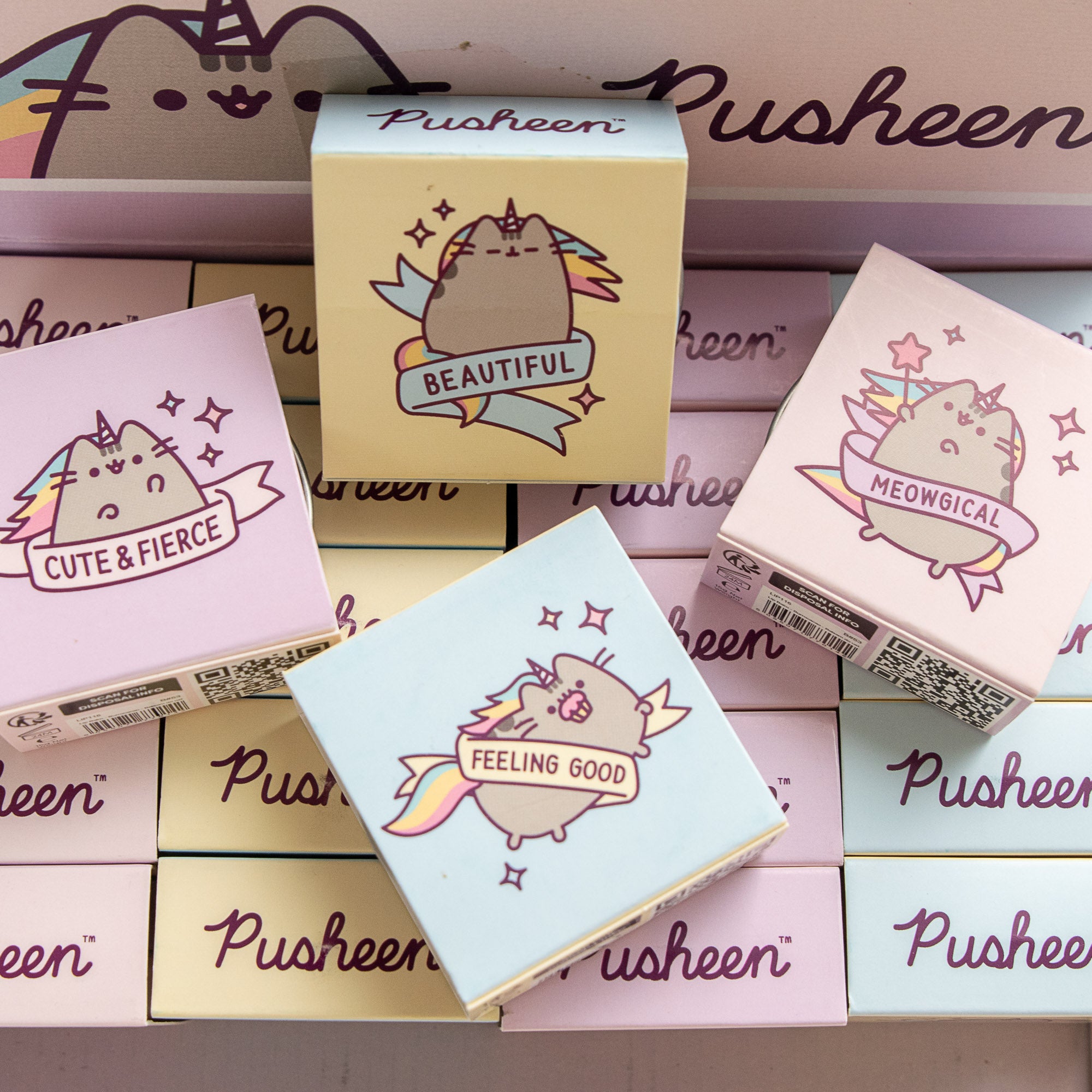 Baume à lèvres Chat Licorne Pusheen - Boîte en étain