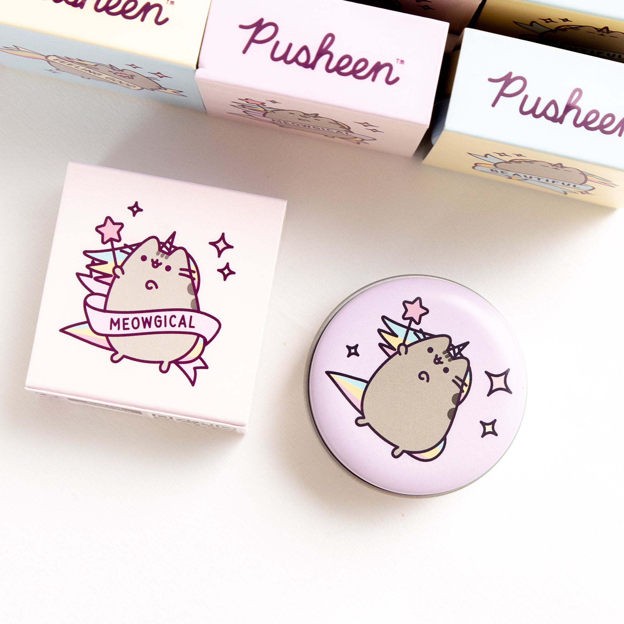 Baume à lèvres Chat Licorne Pusheen - Boîte en étain
