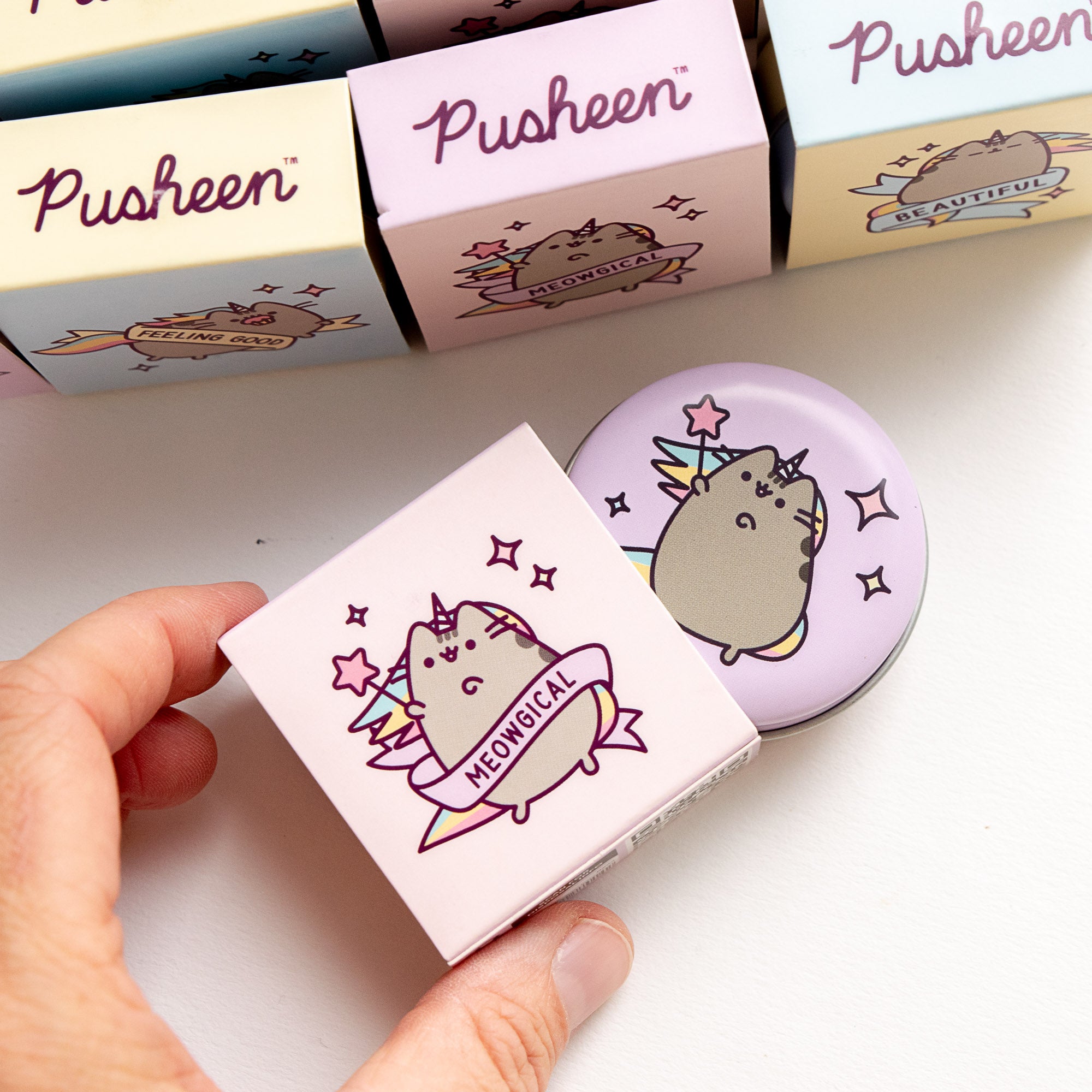 Baume à lèvres Chat Licorne Pusheen - Boîte en étain