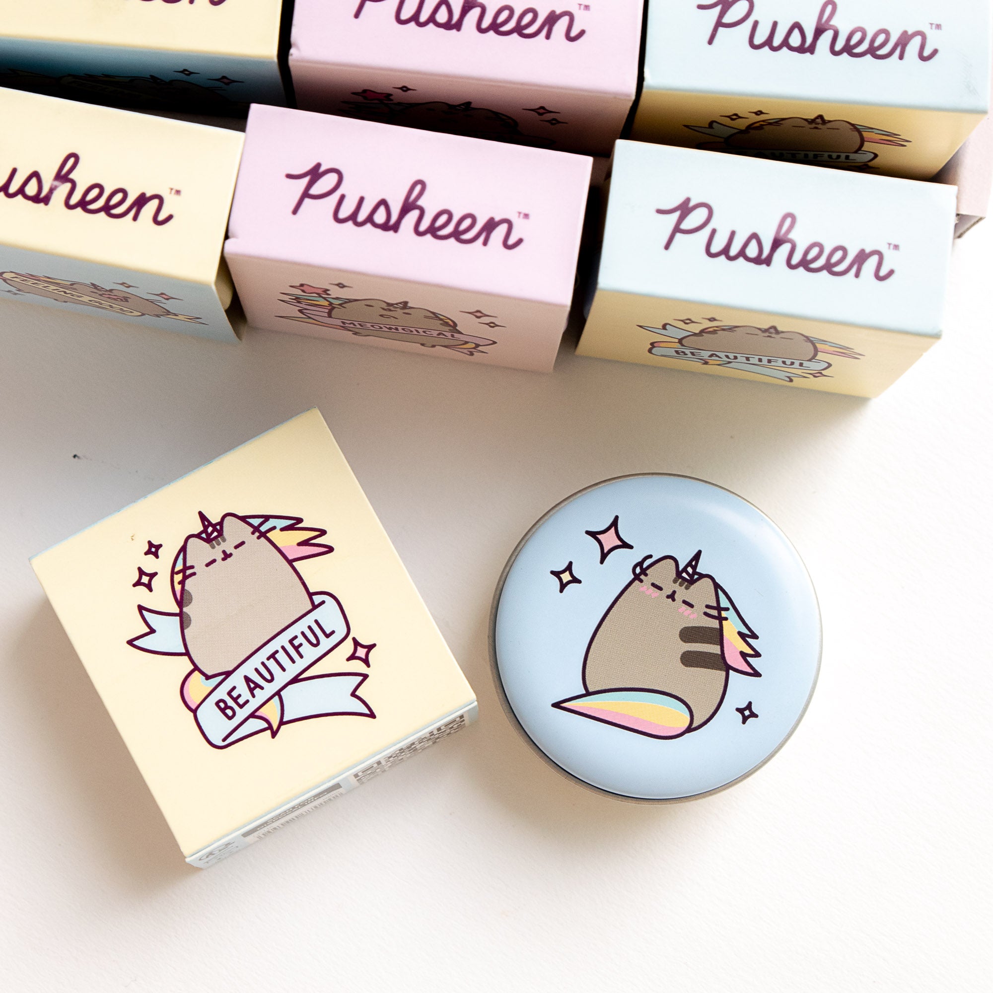 Baume à lèvres Chat Licorne Pusheen - Boîte en étain