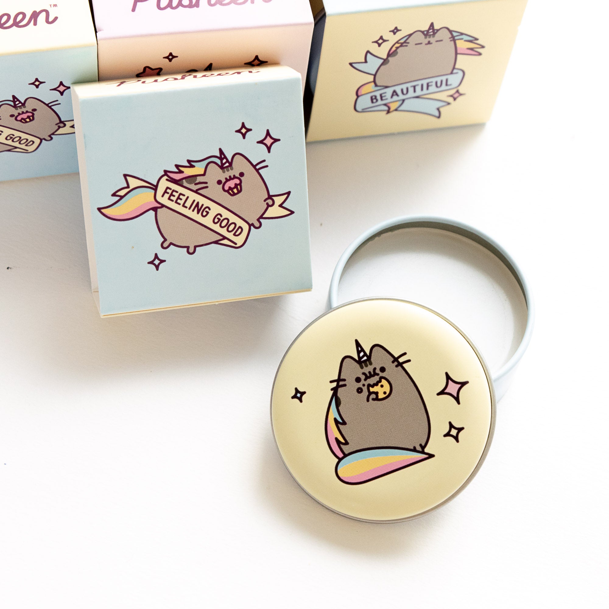 Baume à lèvres Chat Licorne Pusheen - Boîte en étain