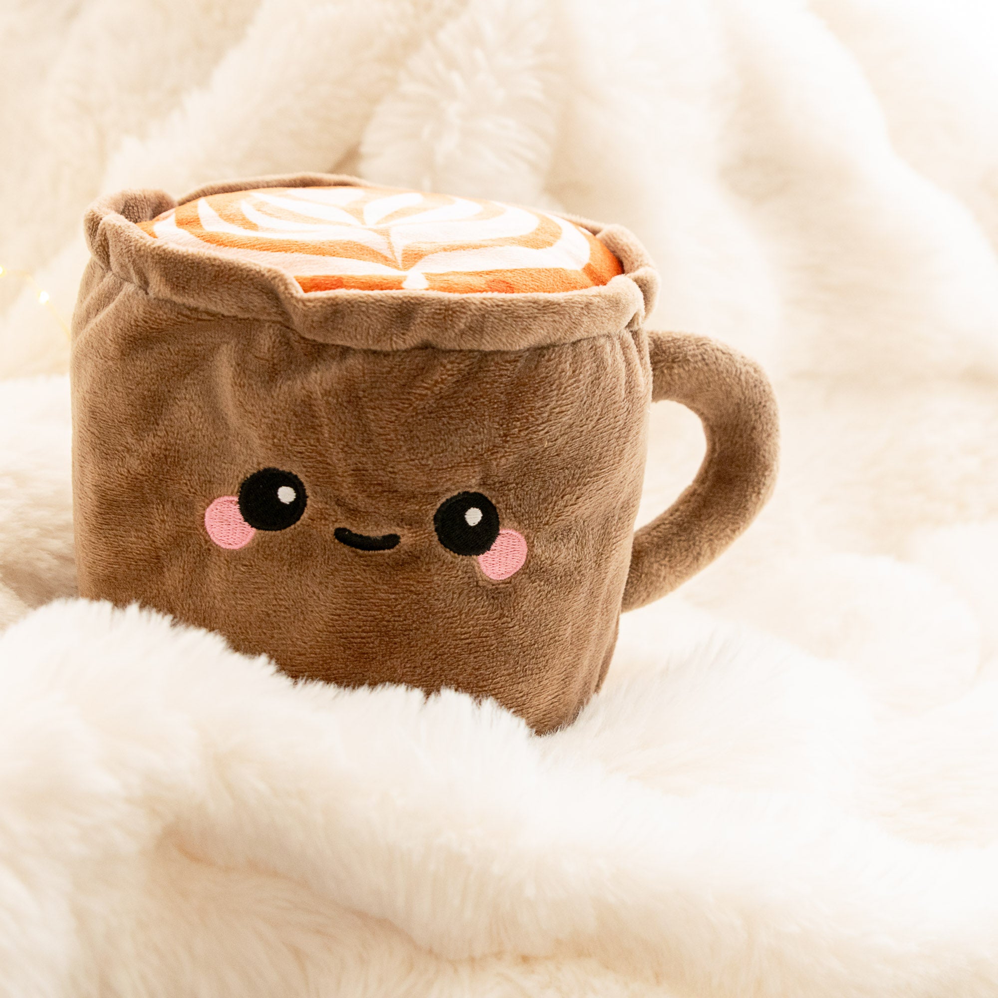 Bouillotte Micro-Ondable Cappucino - Parfum Lavande