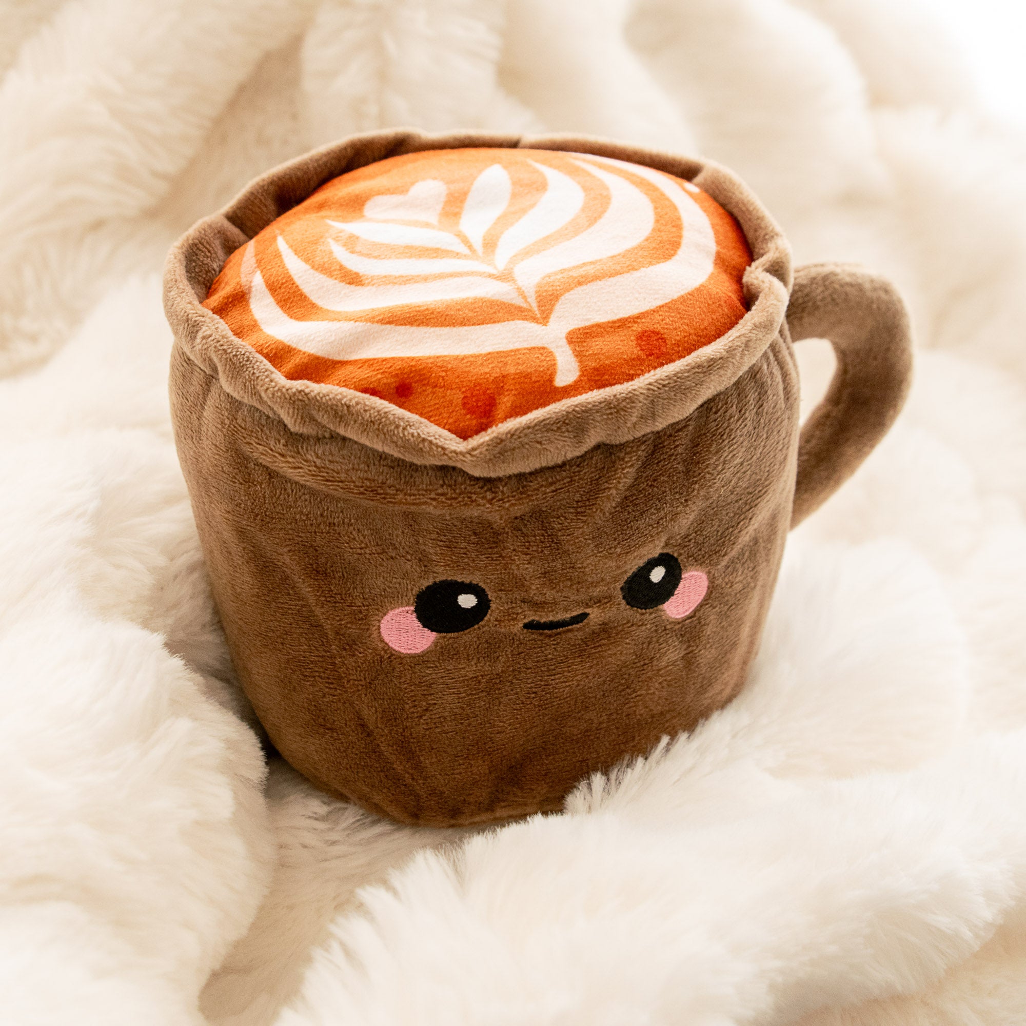 Bouillotte Micro-Ondable Cappucino - Parfum Lavande