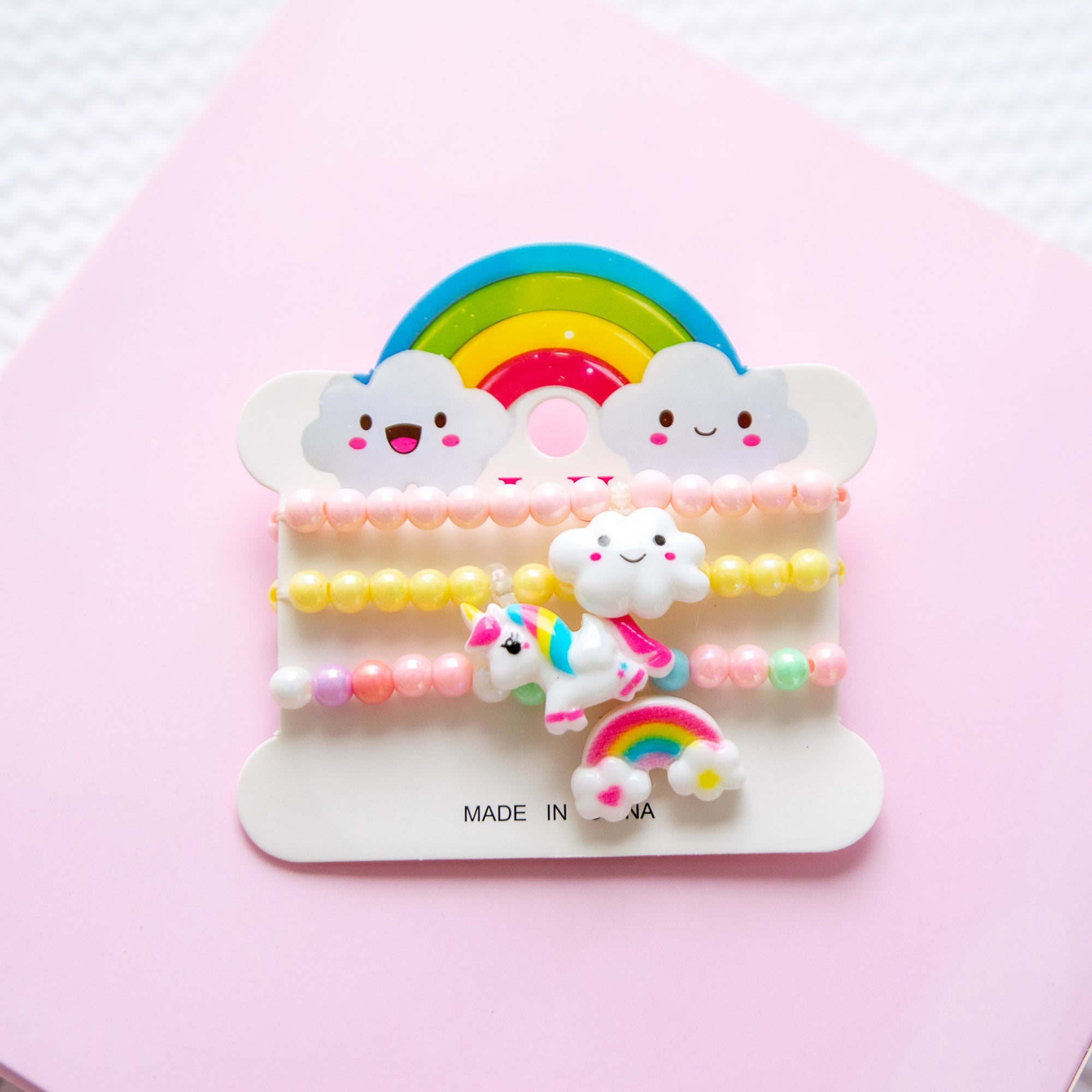 Bracelets Arc-en-ciel & Licorne
