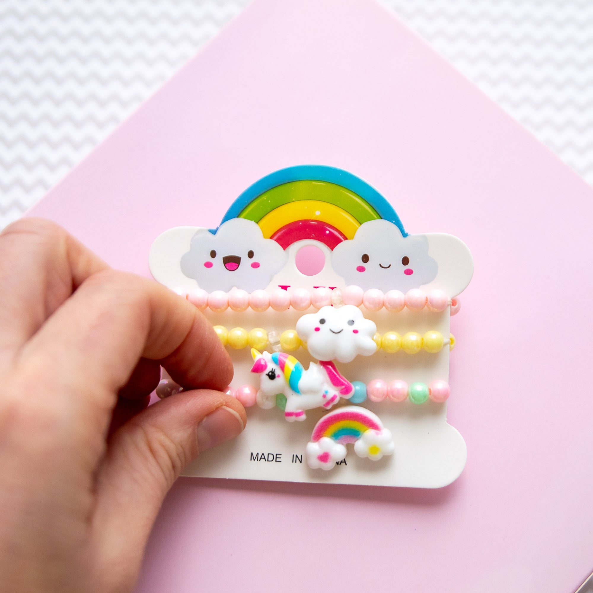 Bracelets Arc-en-ciel & Licorne