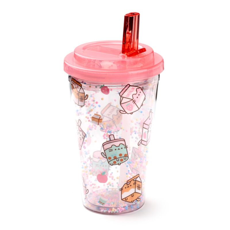 Gobelet Incassable avec Paille Pusheen - Boisson - 500 ml