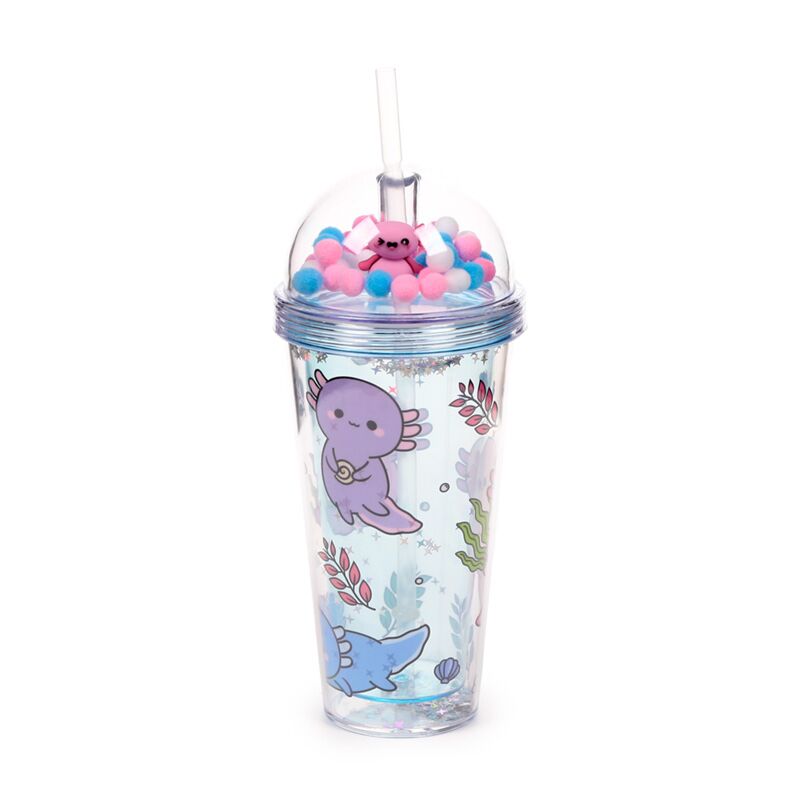 Gobelet avec Paille - Maddie l’Axolotl - 500 ml