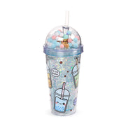 Gobelet Incassable avec Paille - Bubble Tea- 500 ml