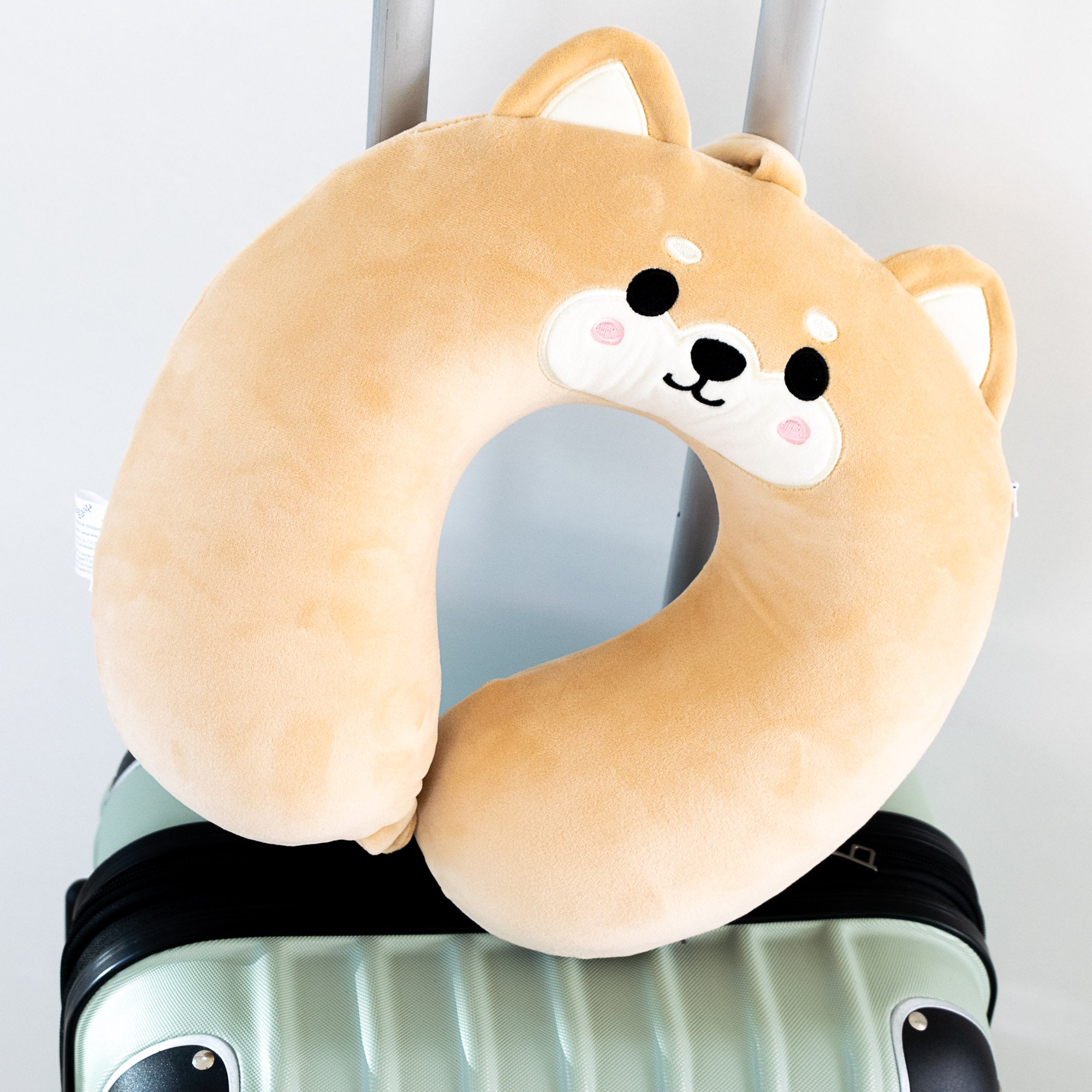 Coussin de voyage Shiba Inu à Mémoire de forme