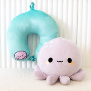 Coussin de voyage 2-en-1 Wendy, la Pieuvre