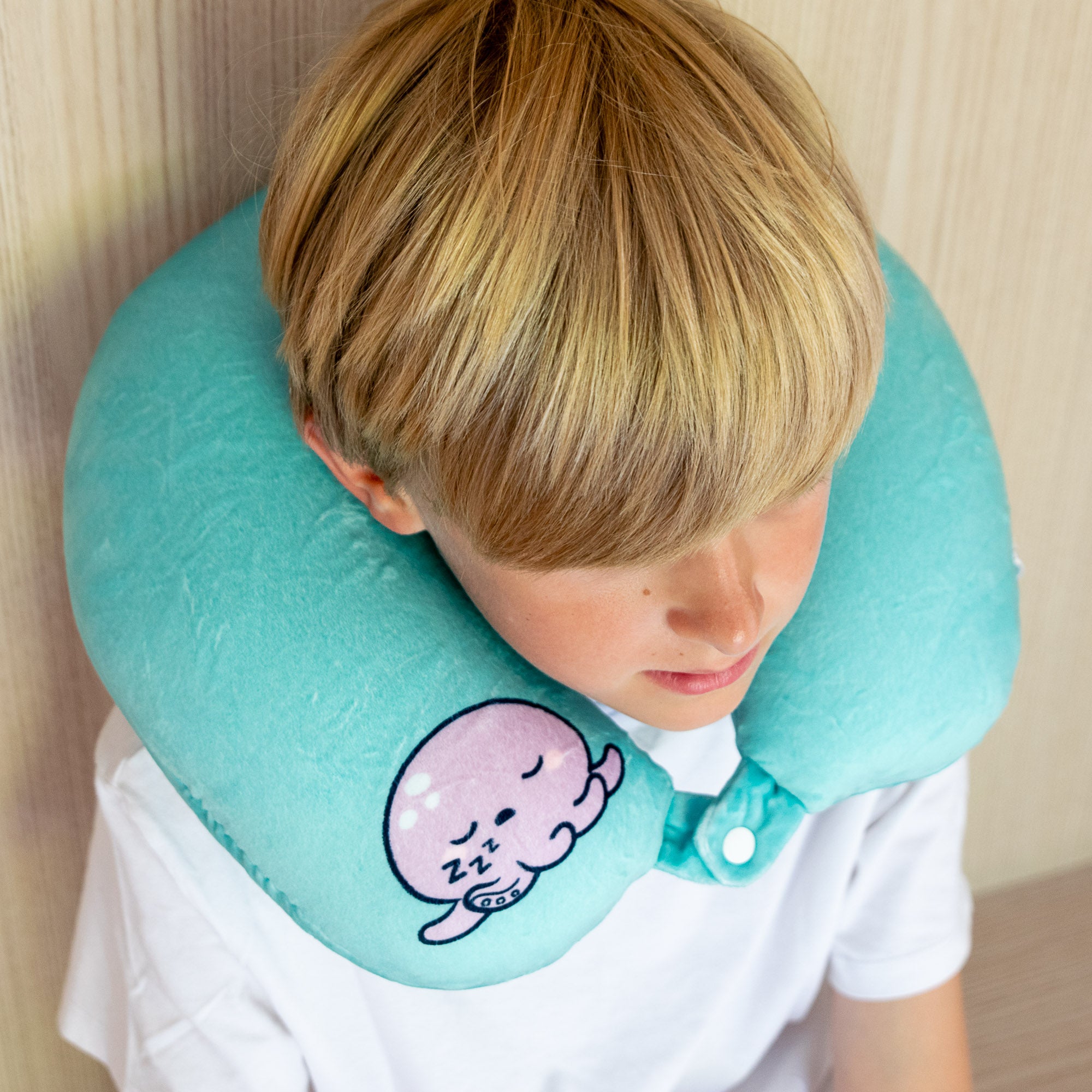 Coussin de voyage 2-en-1 Wendy, la Pieuvre