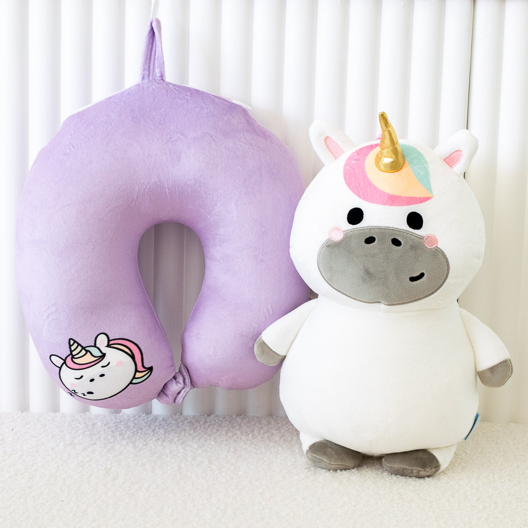 Coussin de voyage 2-en-1 Astra, la Licorne