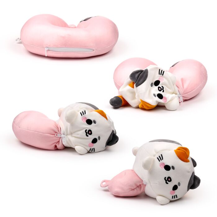 Coussin de voyage 2-en-1 Lola le Chat