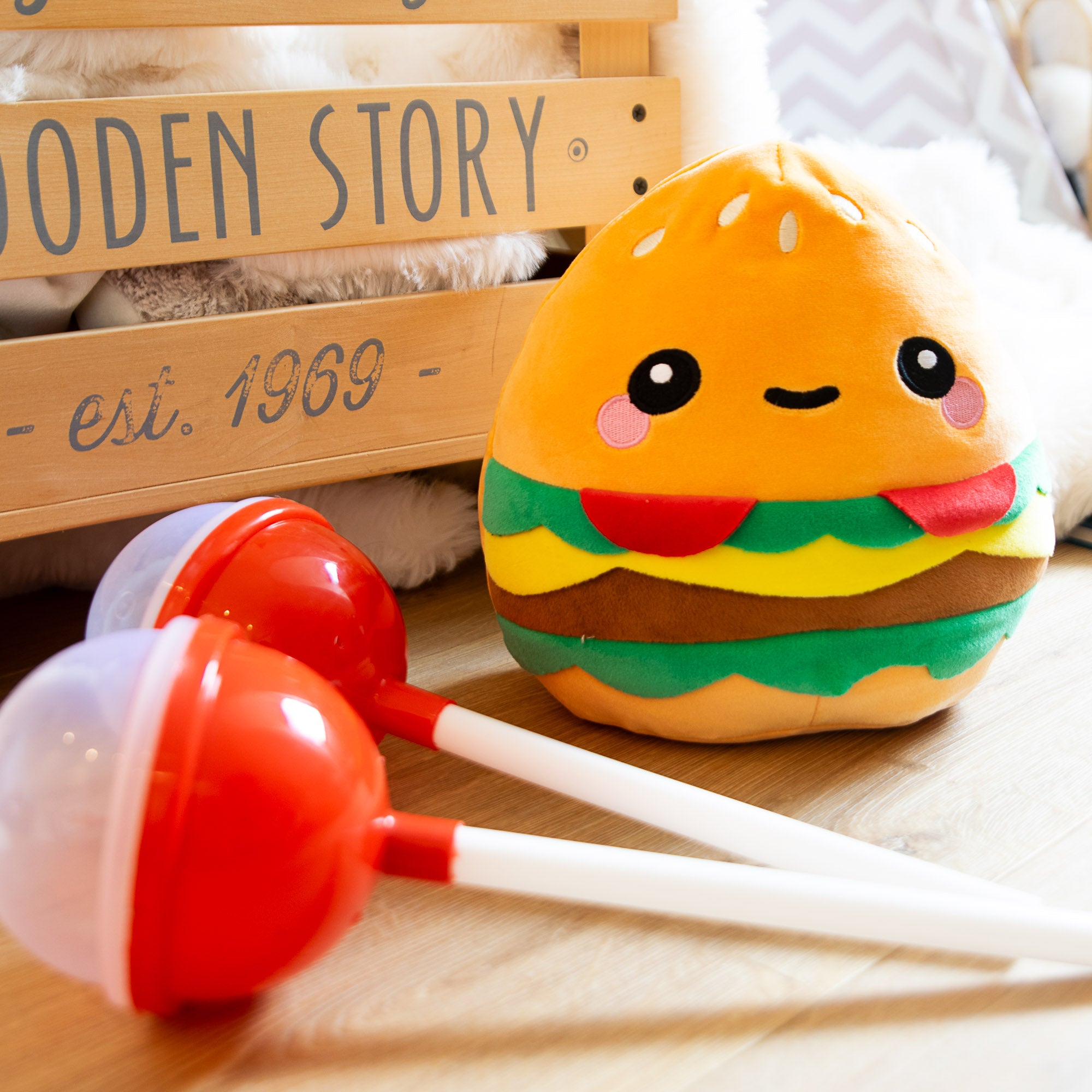 Peluche Kawaii Hammy le Burger