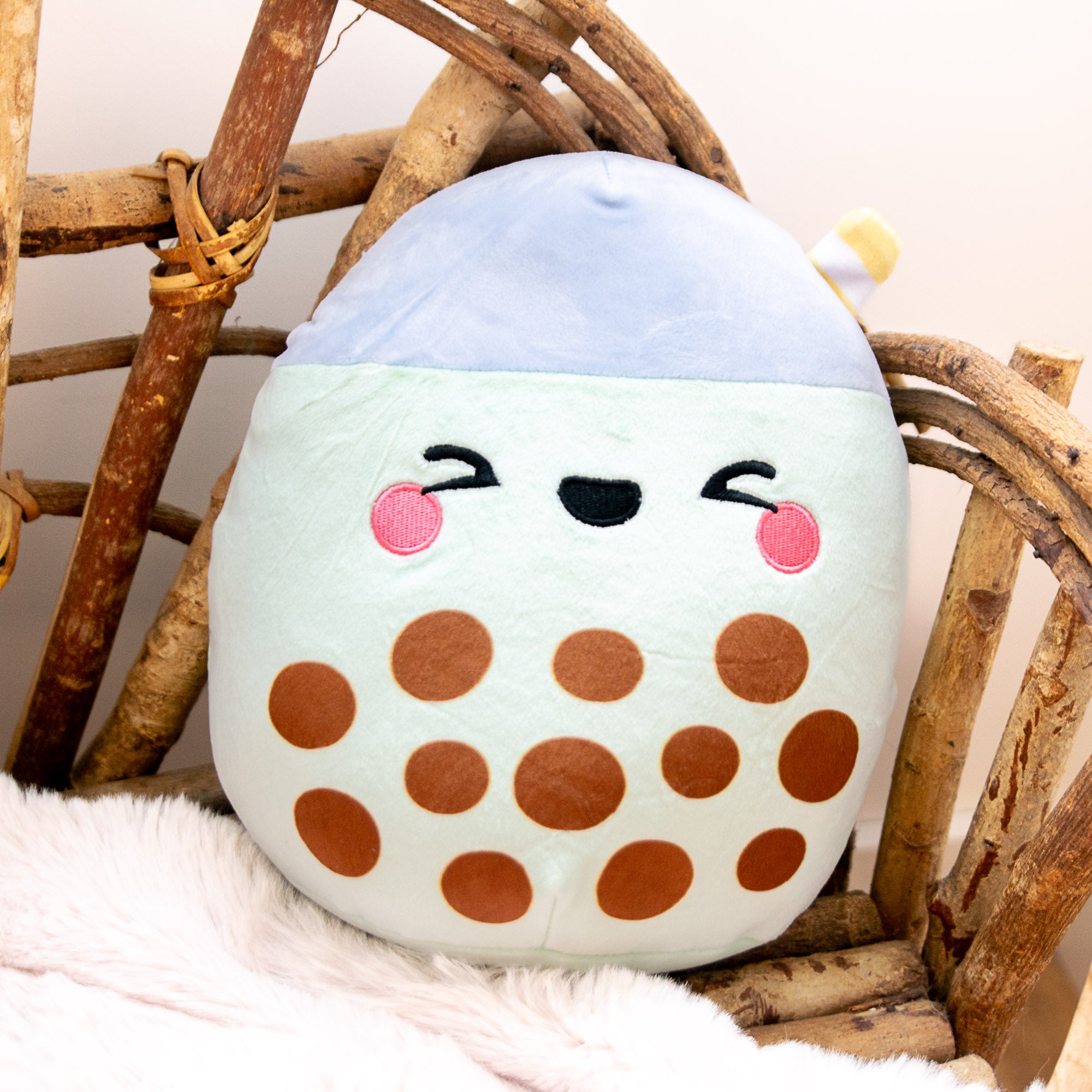 Peluche Kawaii Matcha le Bubble Tea