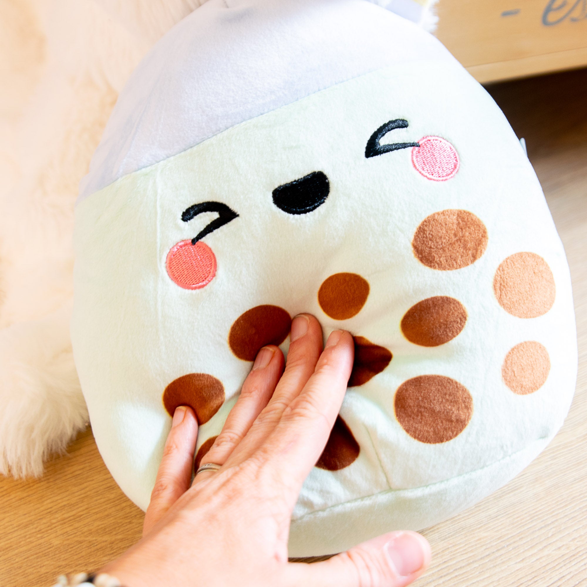 Peluche Kawaii Matcha le Bubble Tea