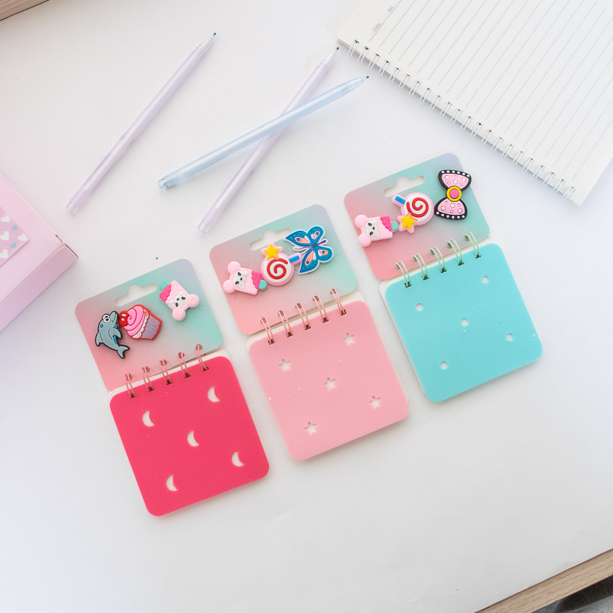 Mini Carnet DIY avec Charm - Format Carré