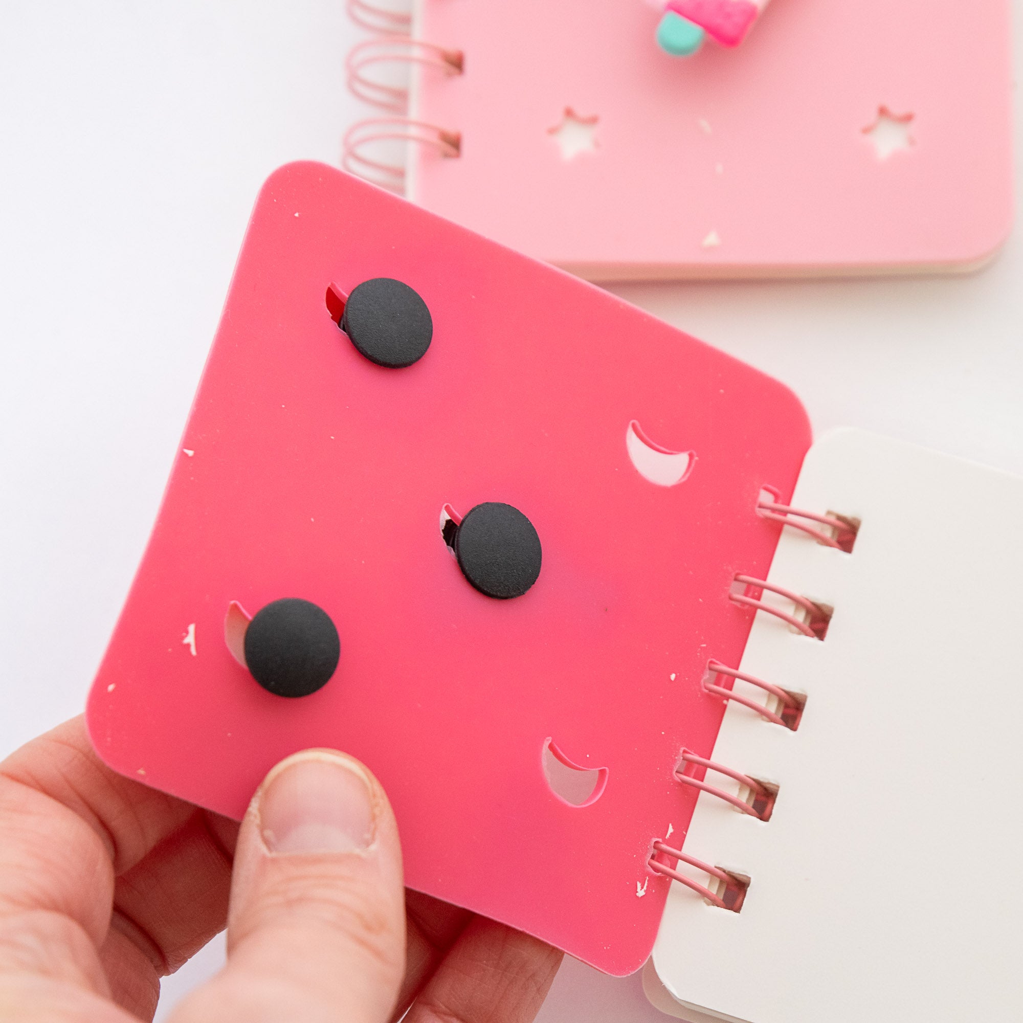 Mini Carnet DIY avec Charm - Format Carré