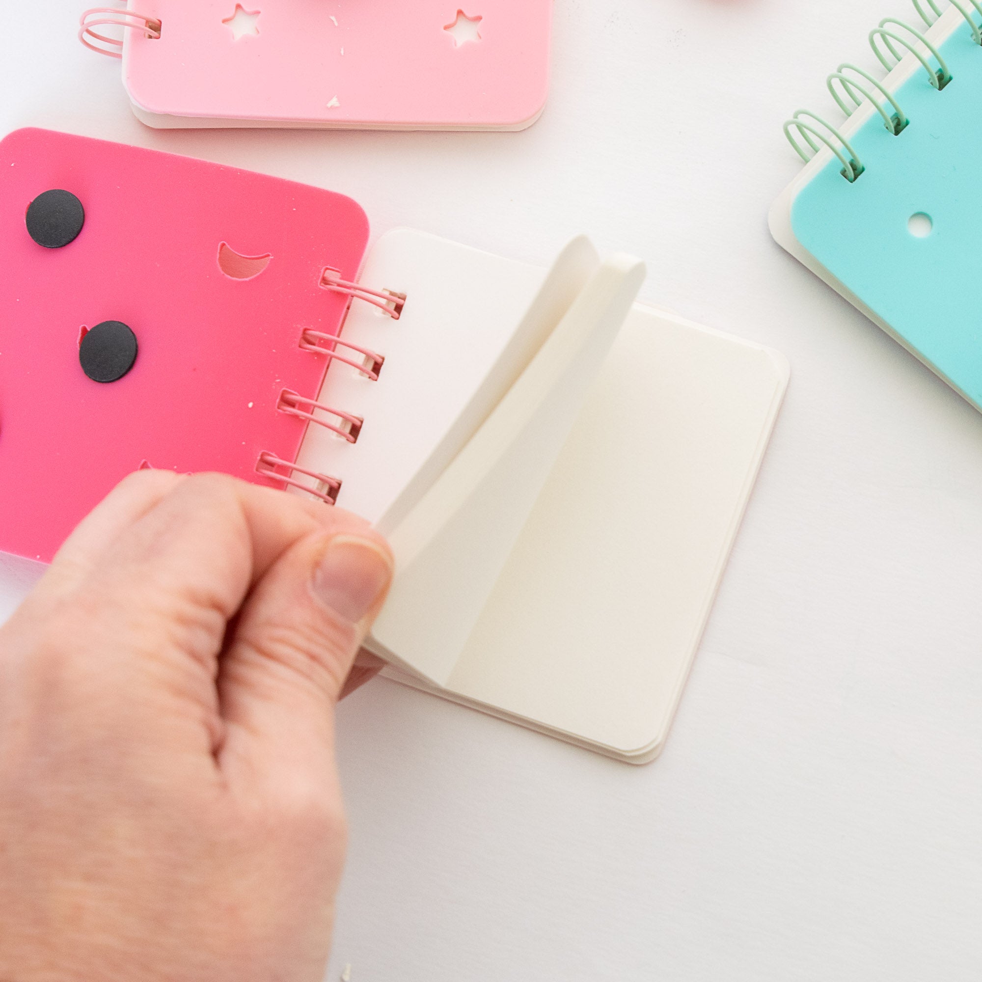 Mini Carnet DIY avec Charm - Format Carré