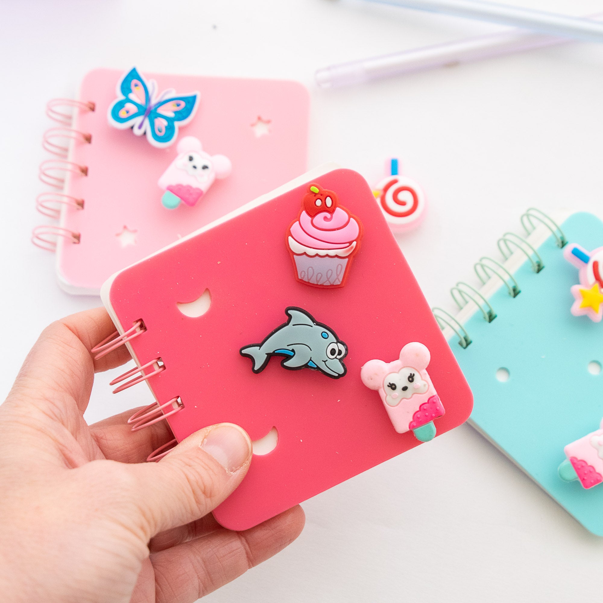Mini Carnet DIY avec Charm - Format Carré