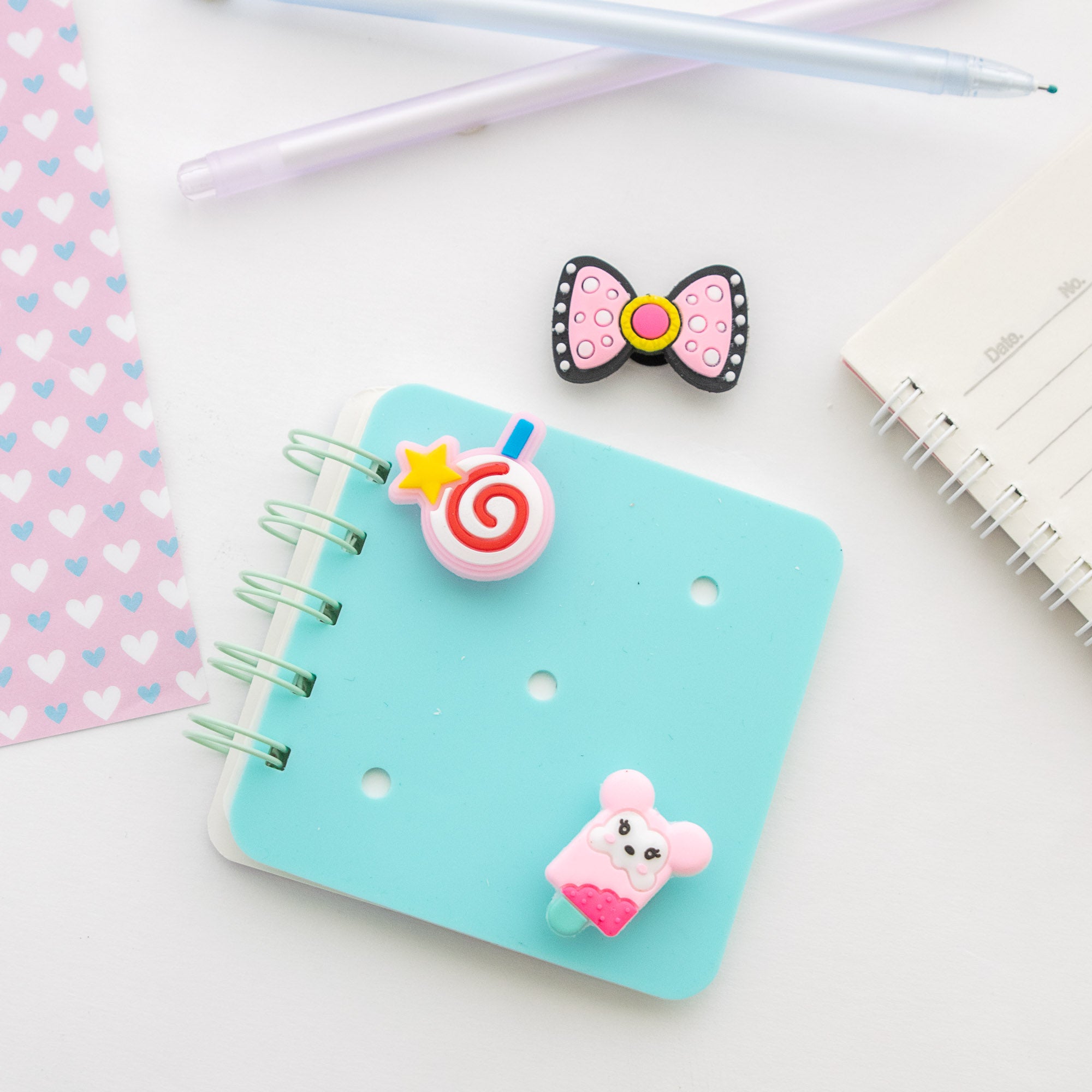 Mini Carnet DIY avec Charm - Format Carré