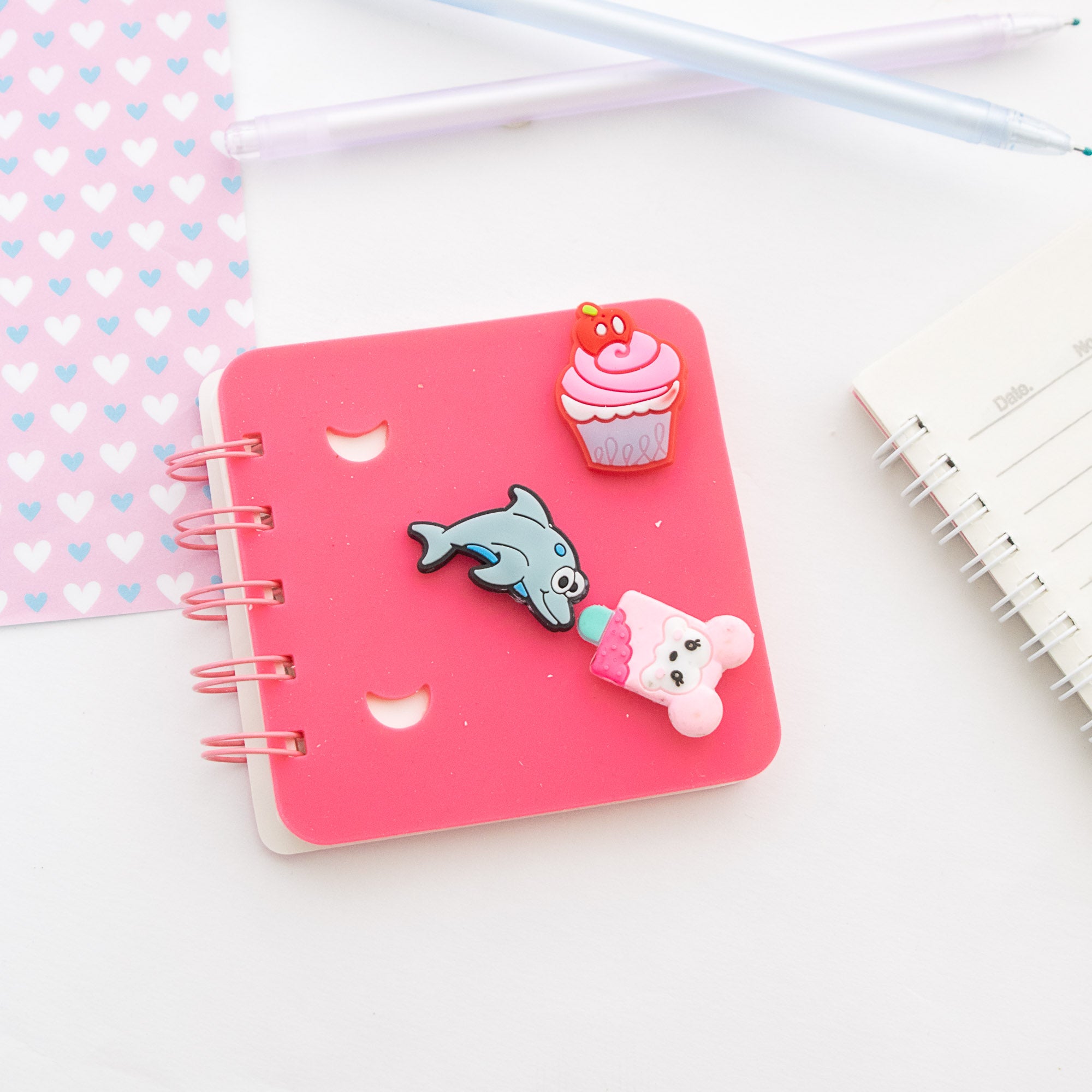 Mini Carnet DIY avec Charm - Format Carré