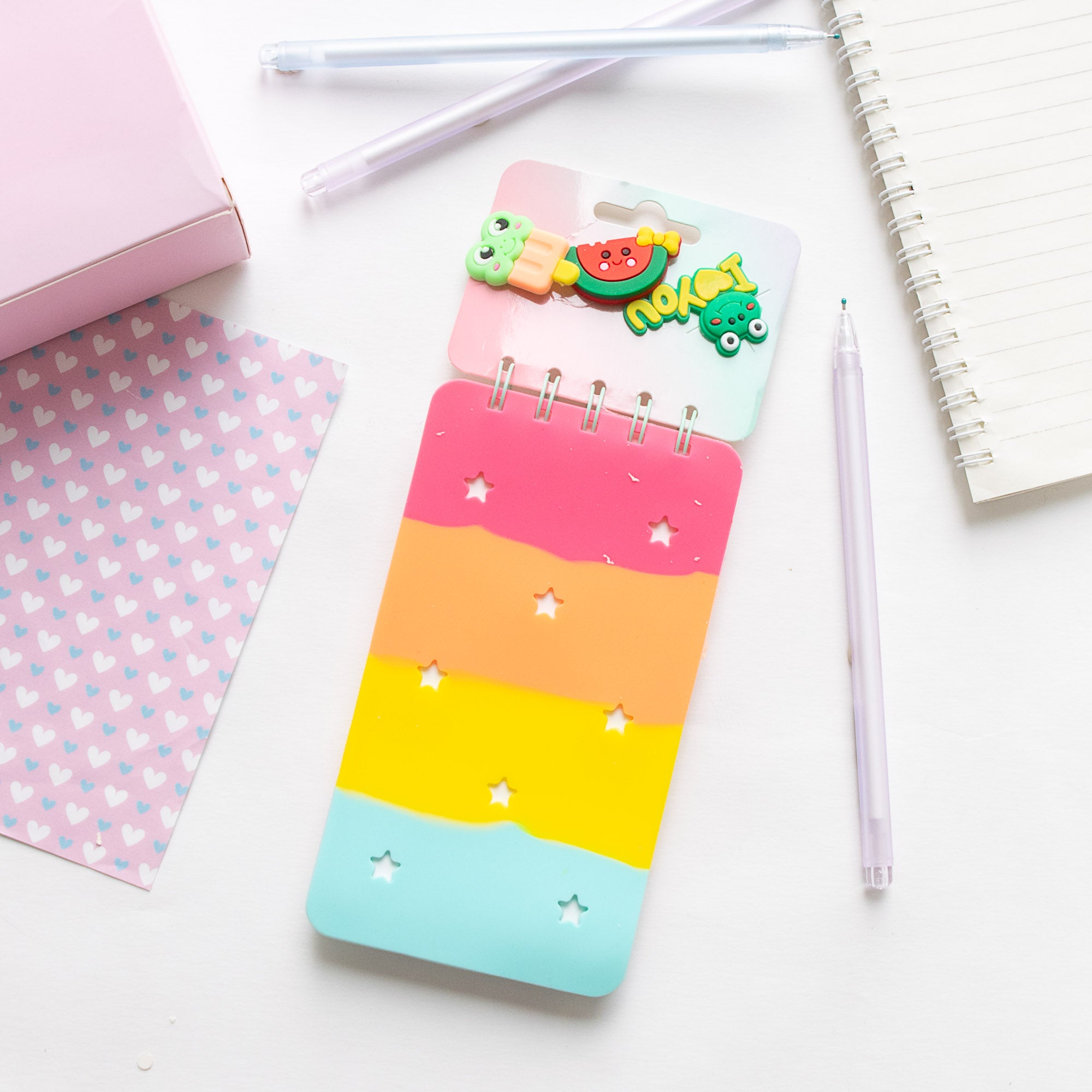 Mini Carnet DIY avec Charm - Format Rectangle