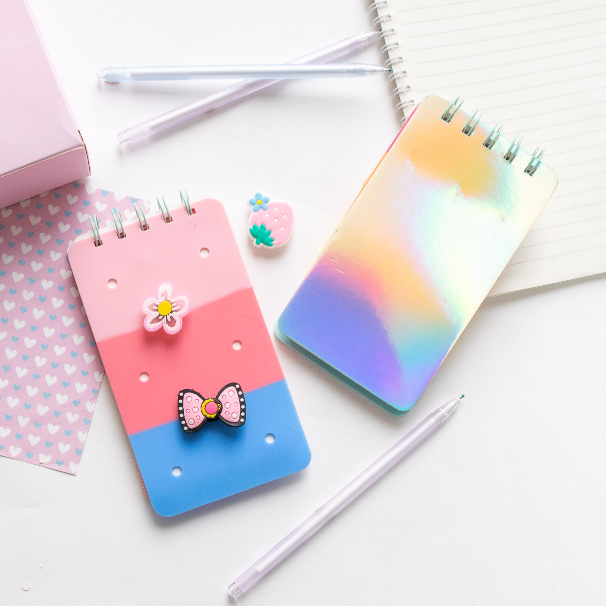 Mini Carnet DIY avec Charm - Format Rectangle