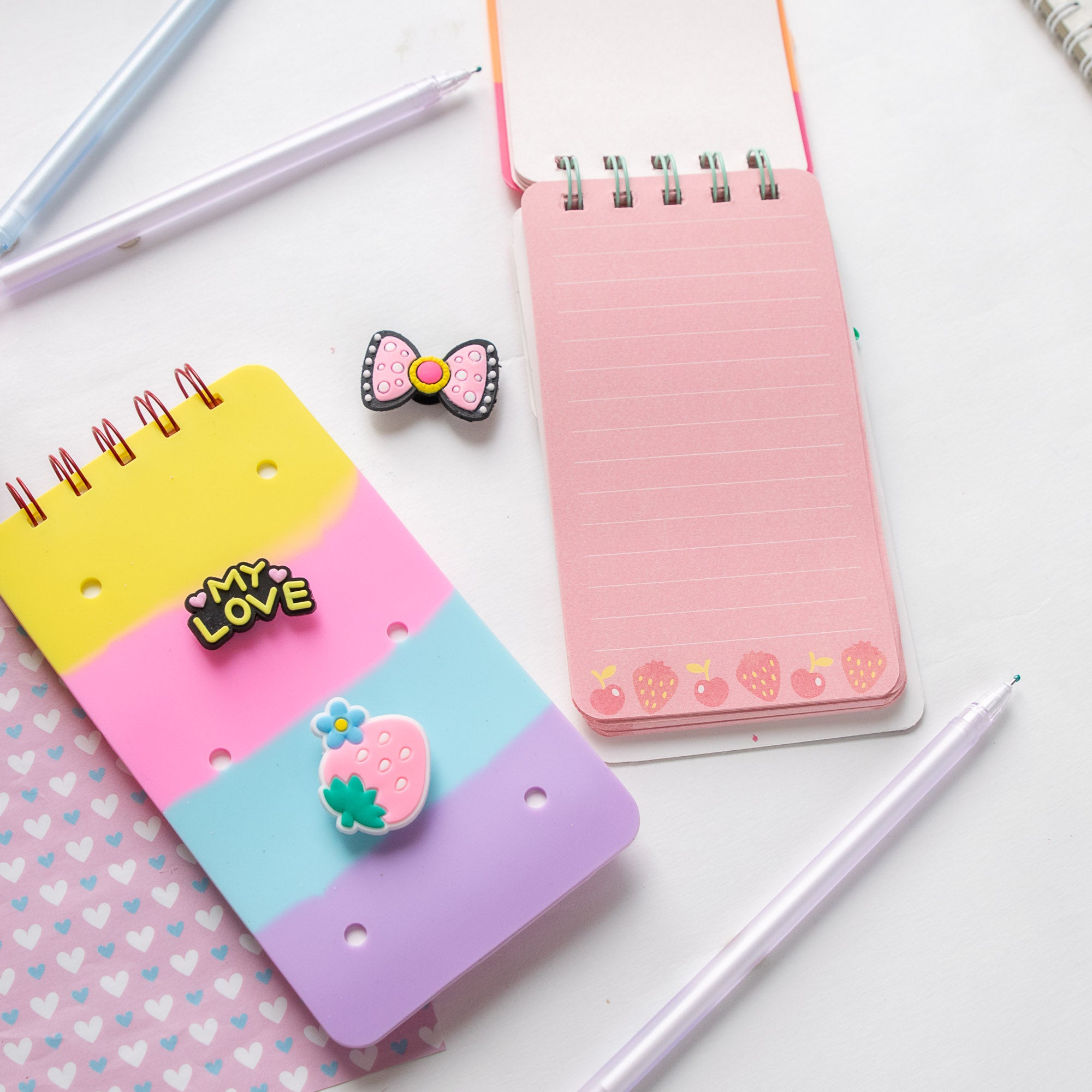 Mini Carnet DIY avec Charm - Format Rectangle