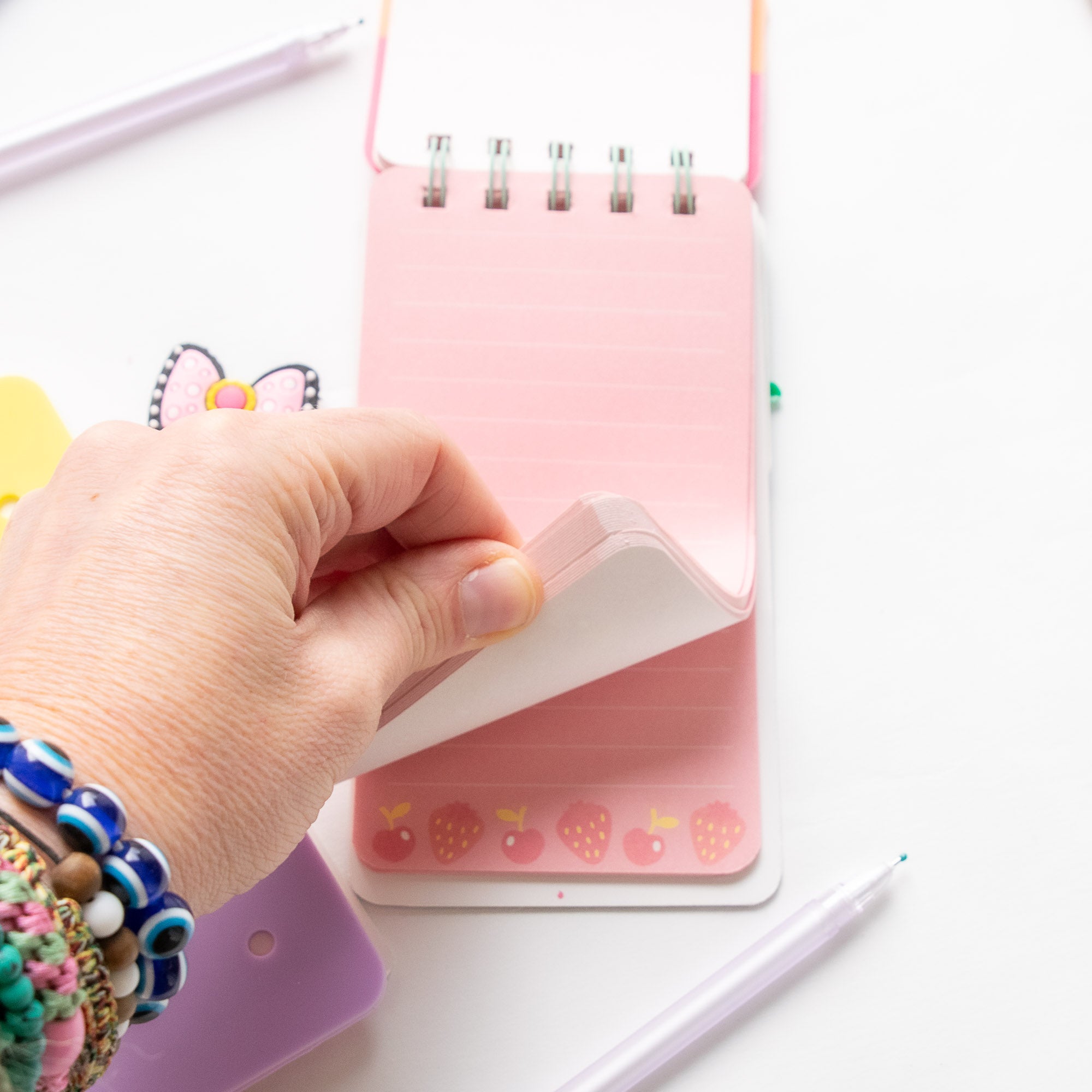 Mini Carnet DIY avec Charm - Format Rectangle