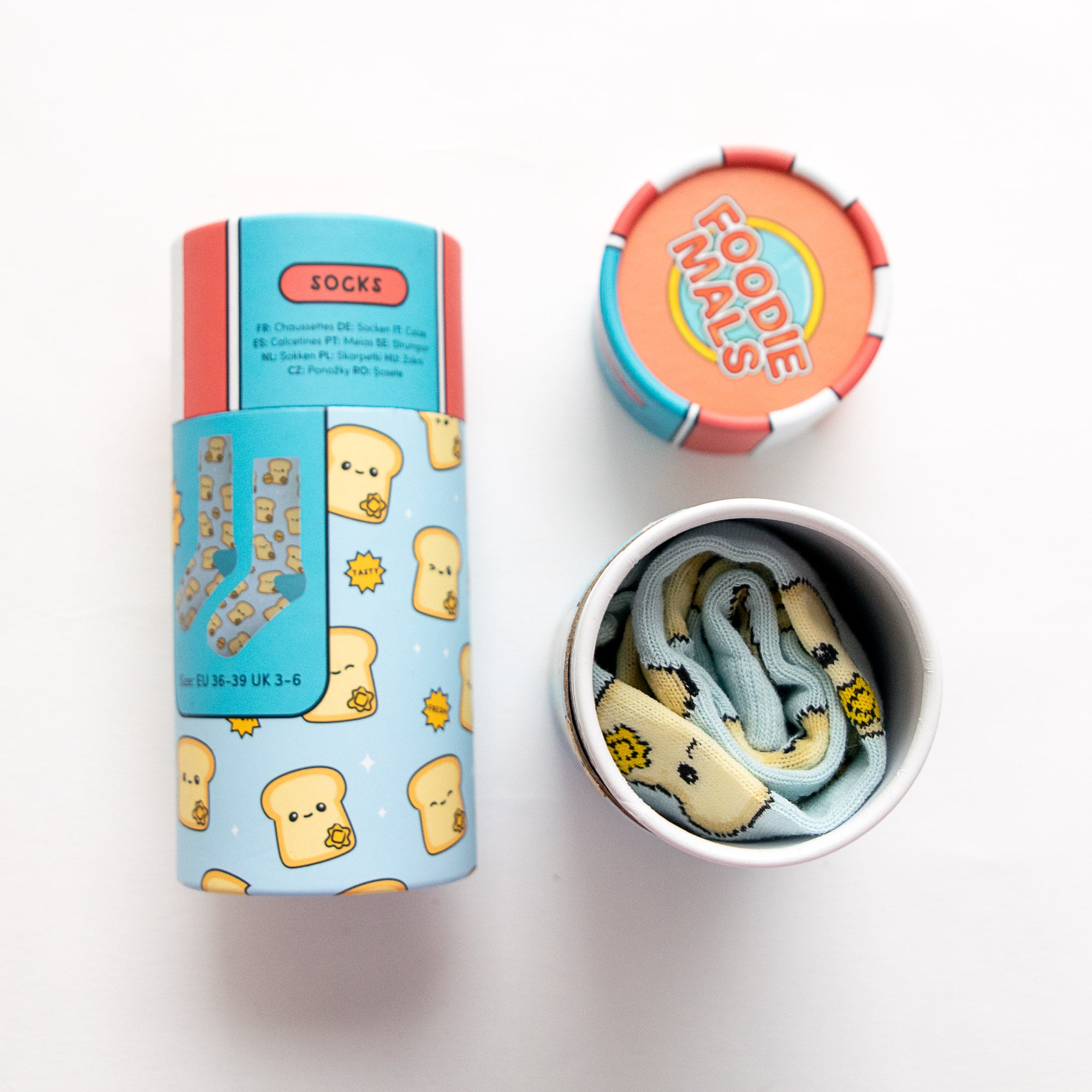 Chaussettes Pain Toast Kawaii