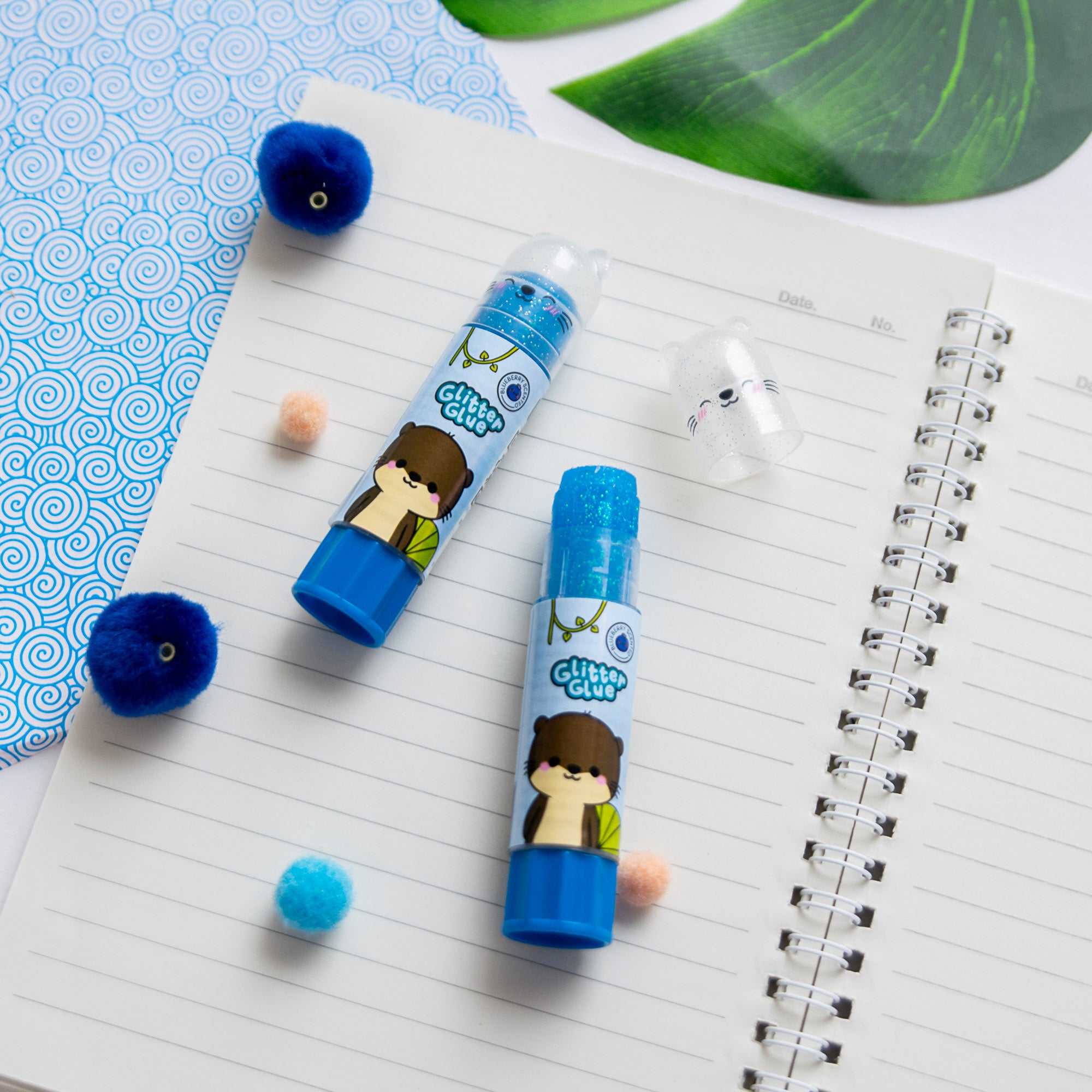 Bâton de Colle Pailletté et Parfumé - Loutre