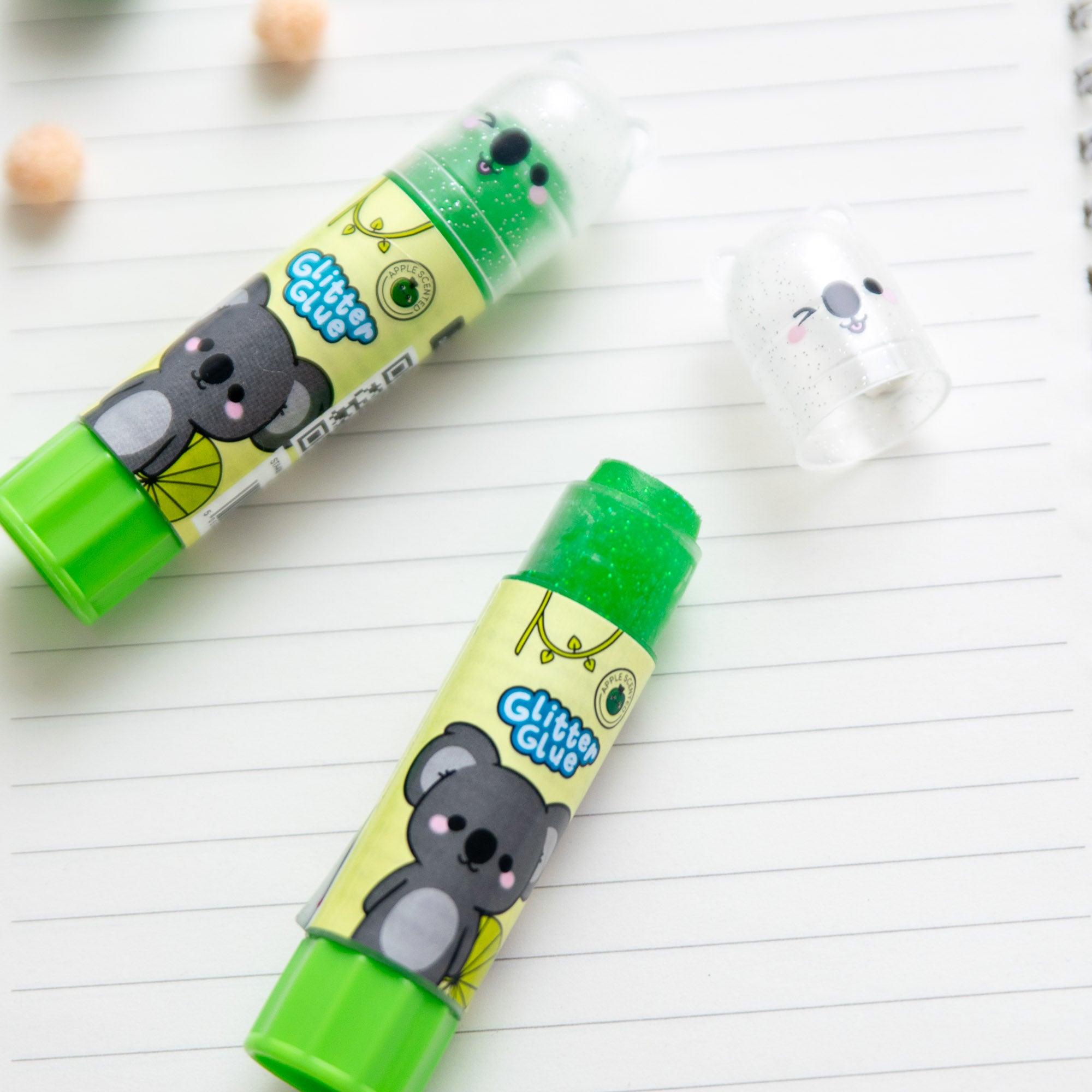 Bâton de Colle Pailletté et Parfumé - Koala