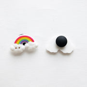 Accessoires pour Crocs Arc-en-ciel & Nuage
