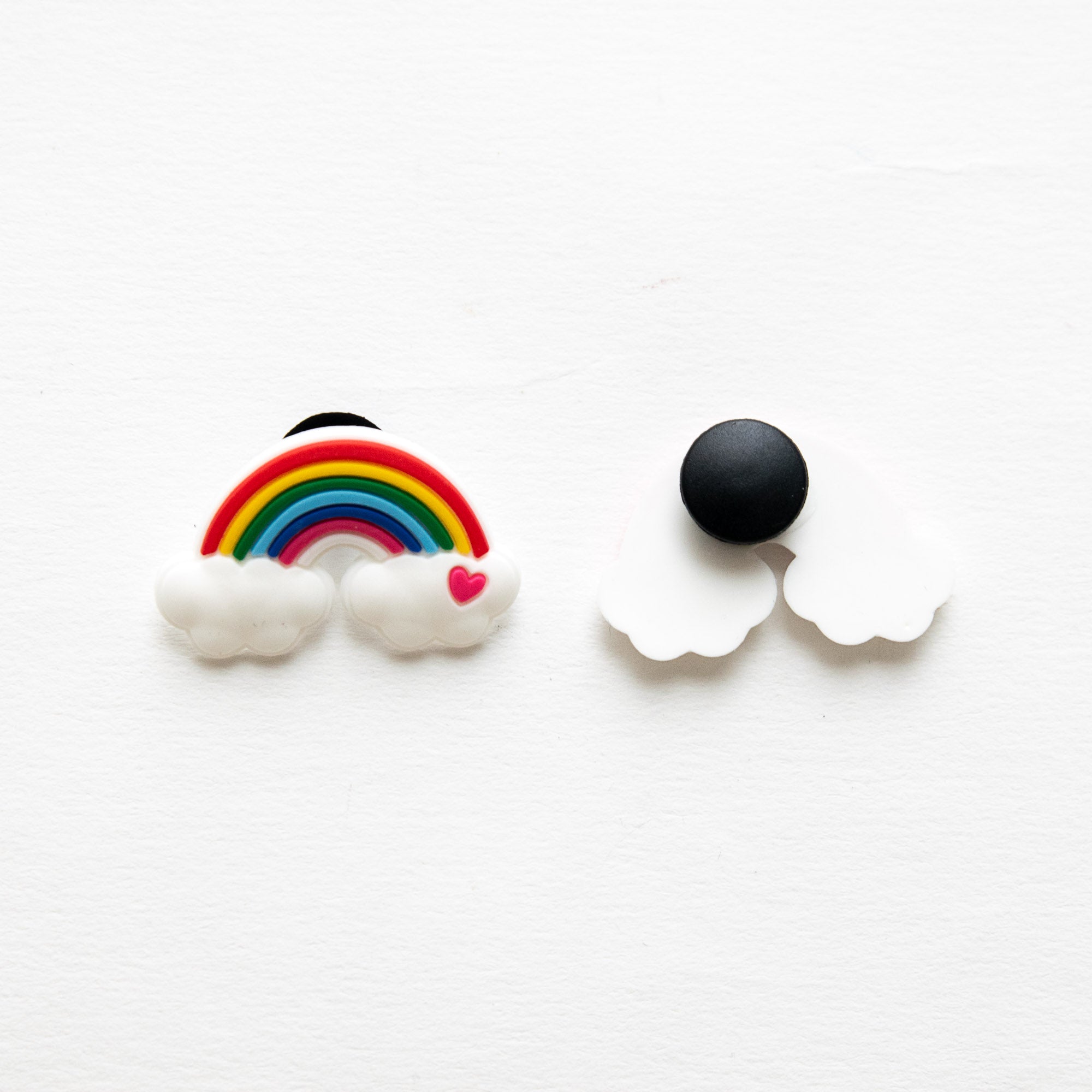 Accessoires pour Crocs Arc-en-ciel & Coeur