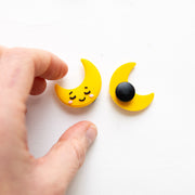 Accessoires pour Crocs Lune Jaune Endormie