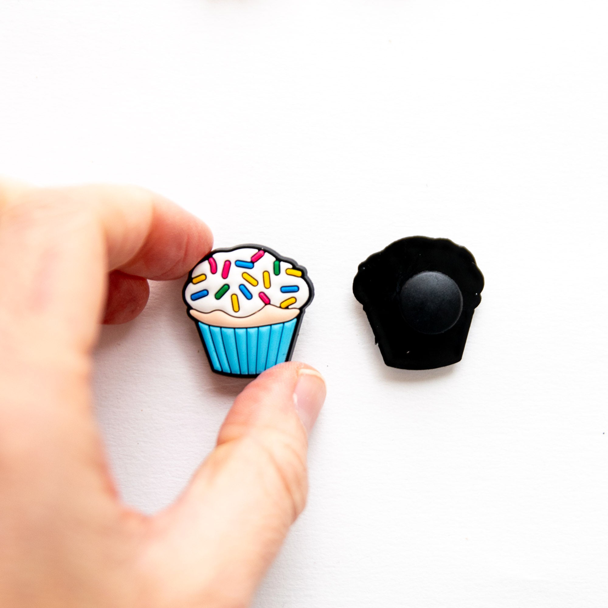 Accessoires pour Crocs Cupcake Bleu