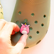 Accessoires pour Crocs Licorne Cochon Rose