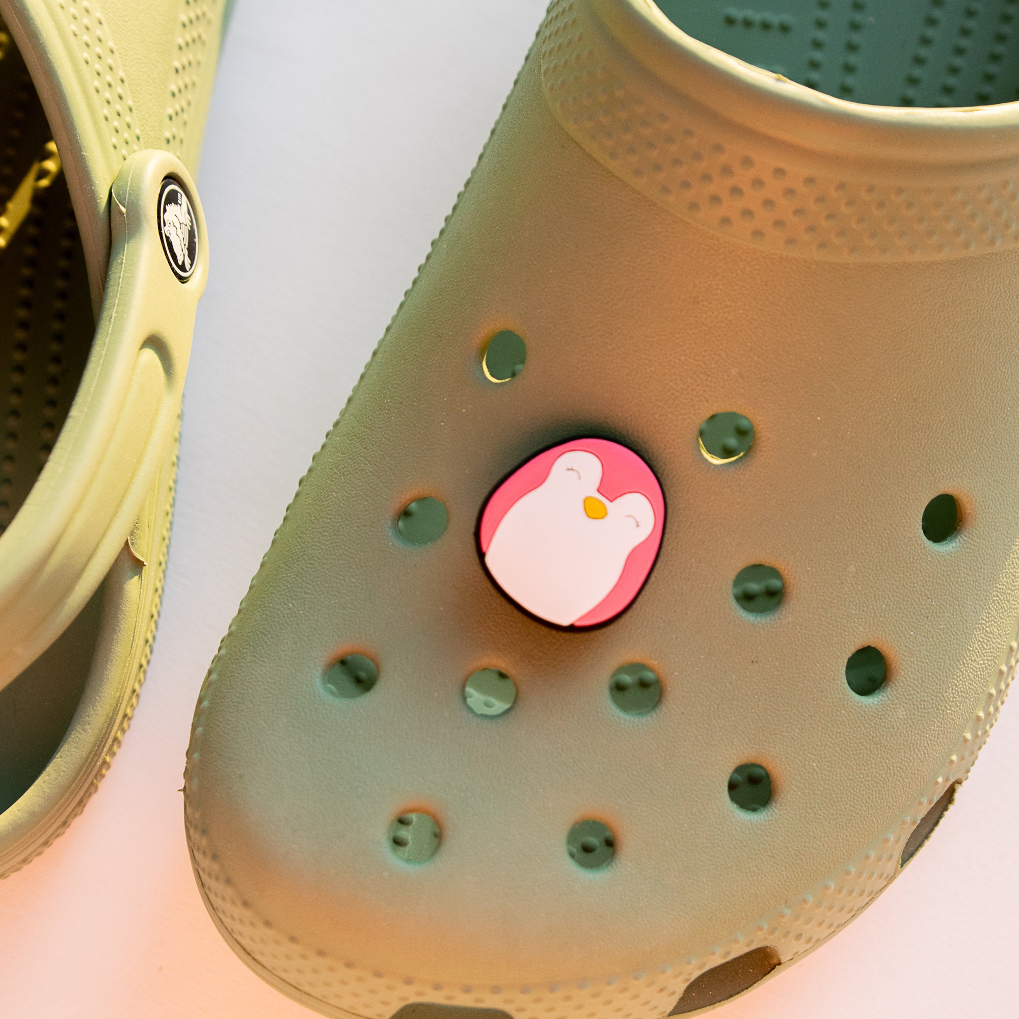 Accessoires pour Crocs Pingouin Rose
