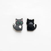 Accessoires pour Crocs Chat Noir Assis