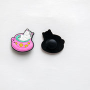 Accessoires pour Crocs Chat dans une tasse